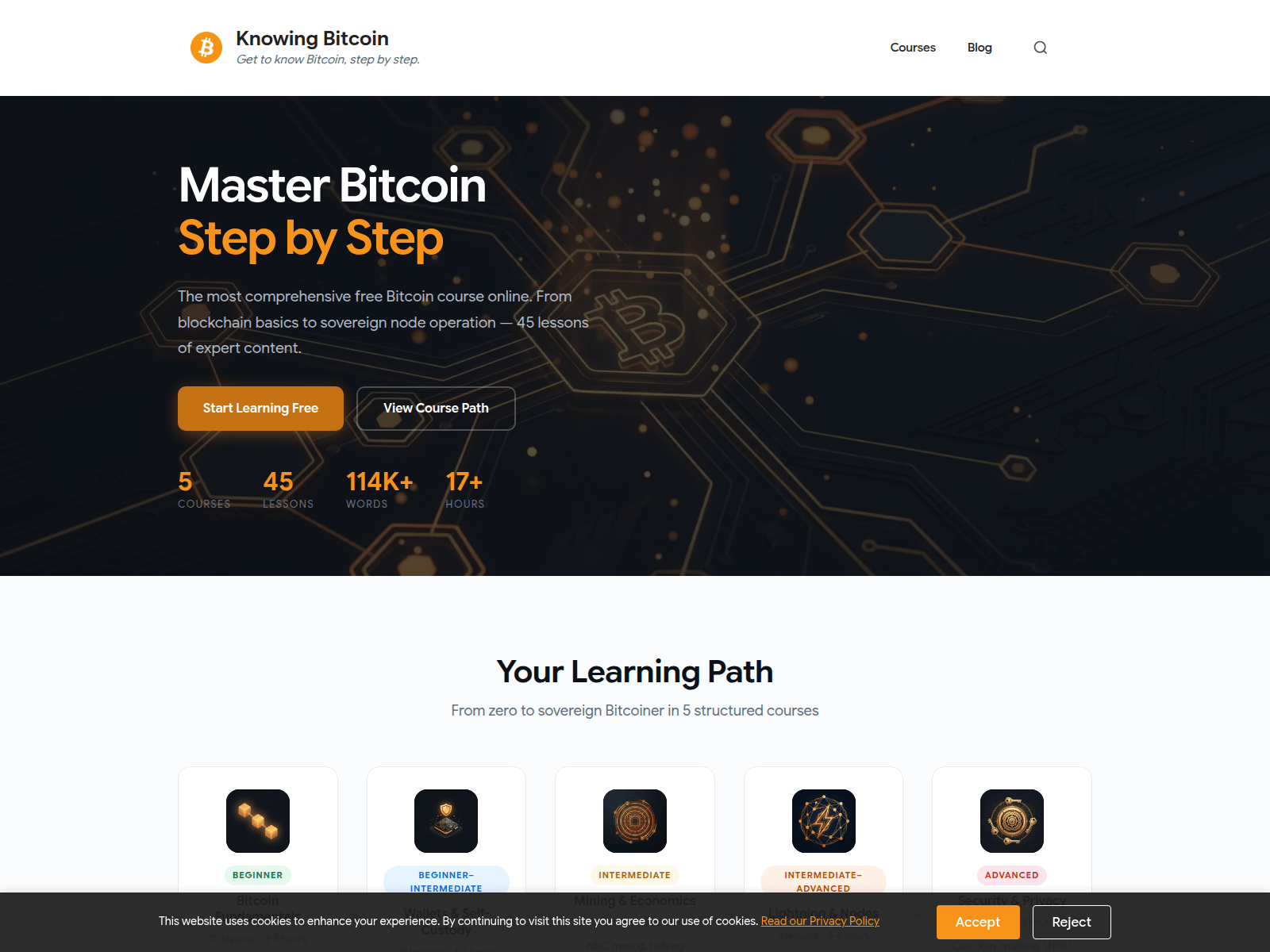 Screenshot of bitcoinerbase.com