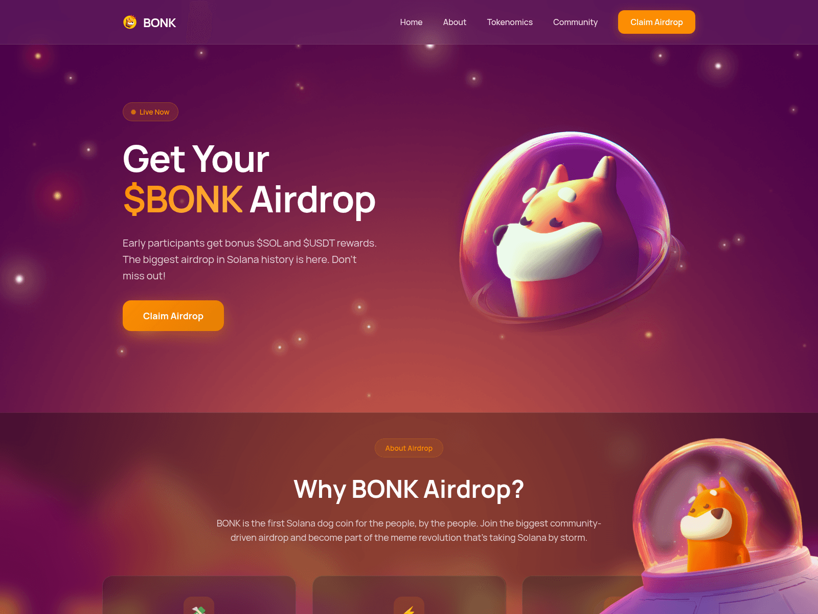 Screenshot of bonkhq.pages.dev