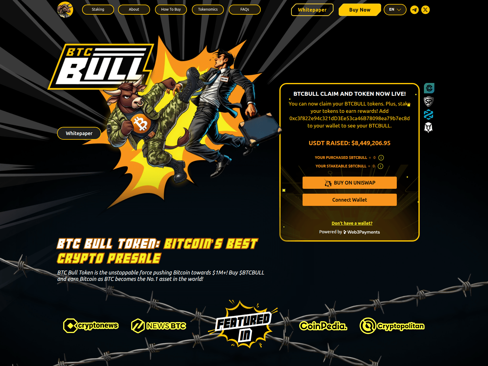 Forensic screenshot of btcbullera.pages.dev