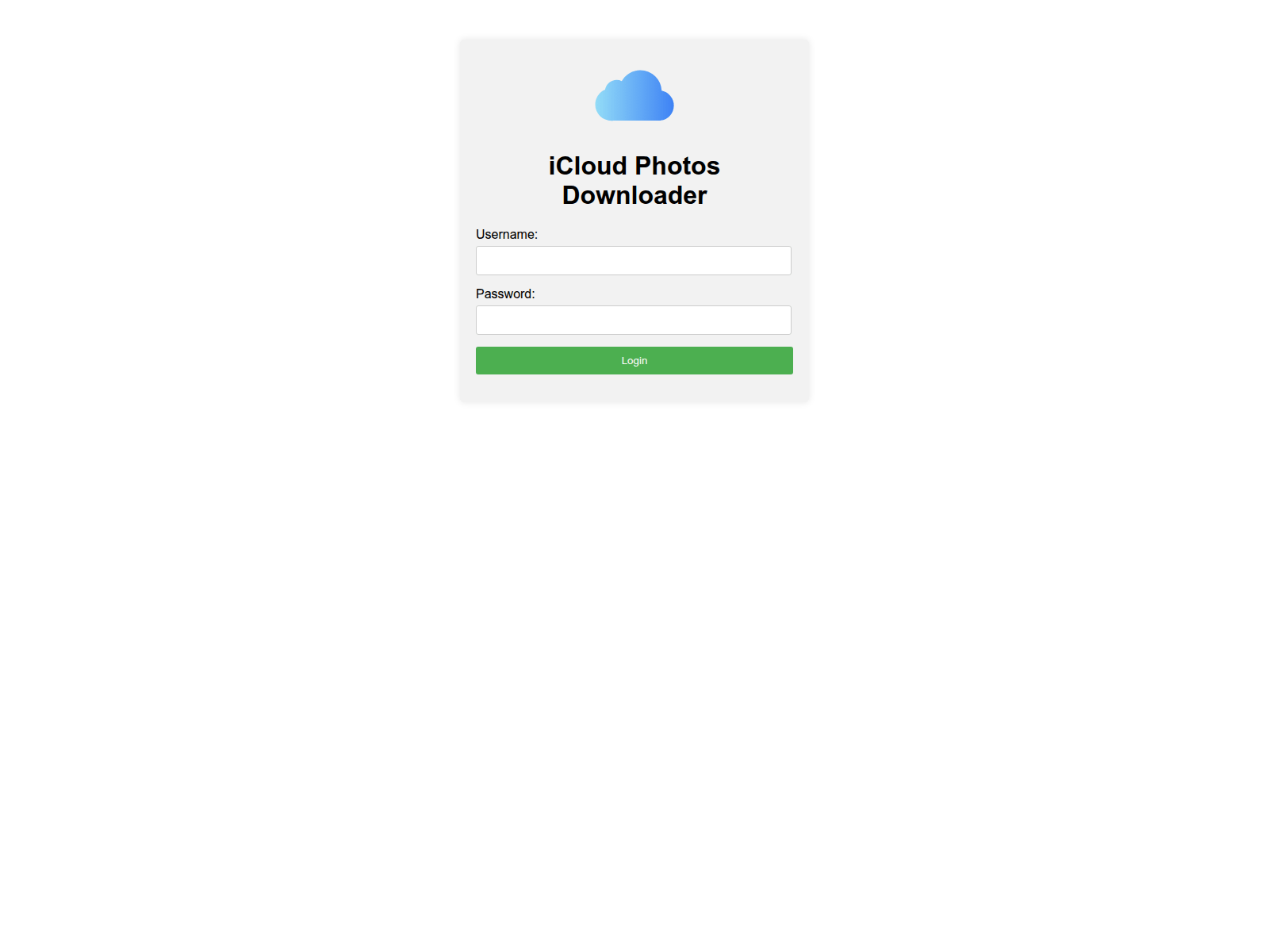 Screenshot of icloudphotos.litong5969.work