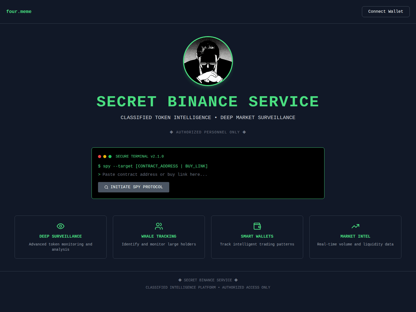 Screenshot of secretbinanceservice.lol