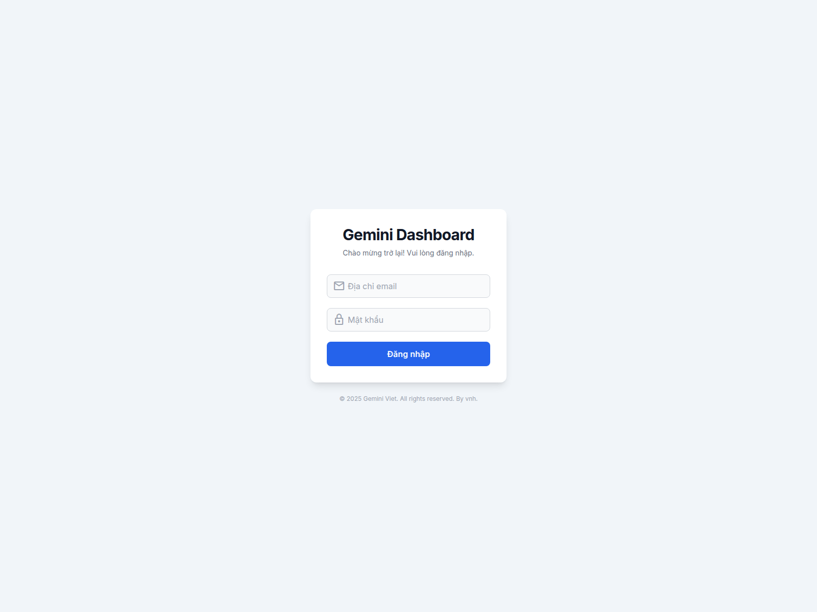 Screenshot of gemini.vietnh.io.vn