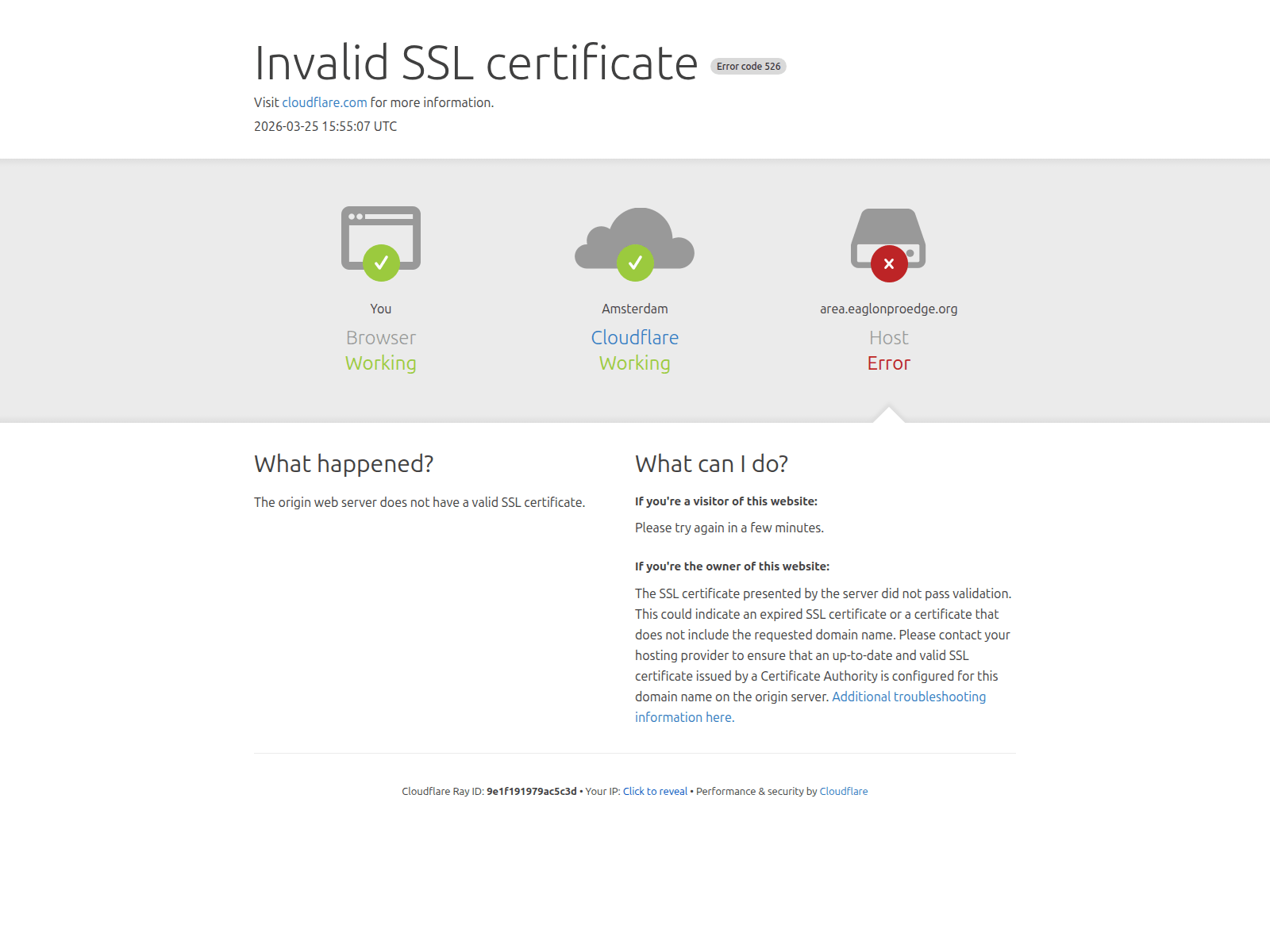 Forensic screenshot of area.eaglonproedge.org