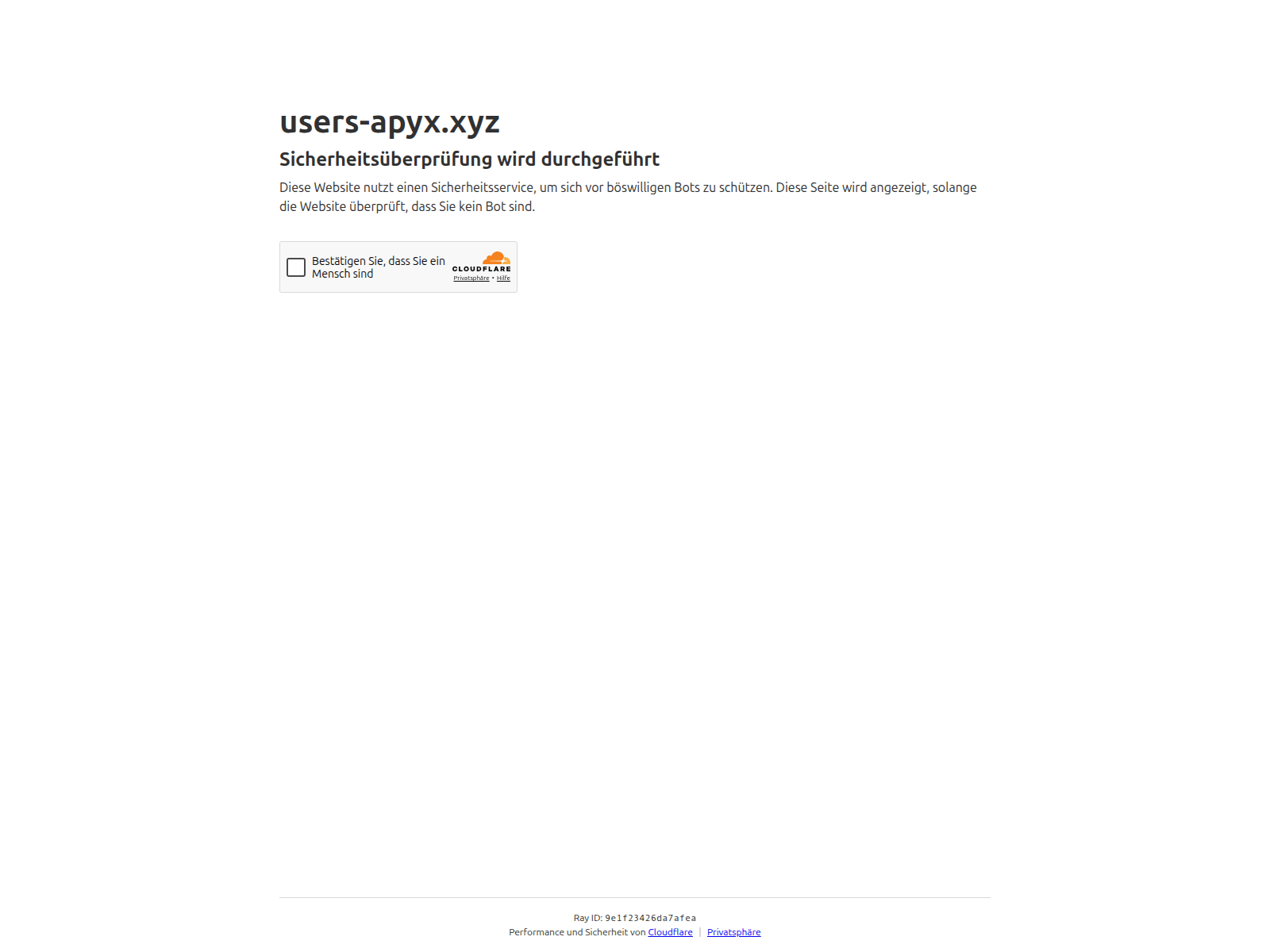 Screenshot of users-apyx.xyz