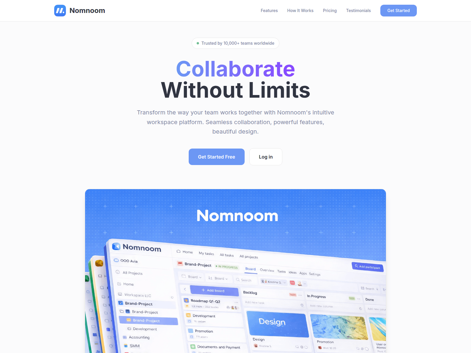 Screenshot of nomnoom.com