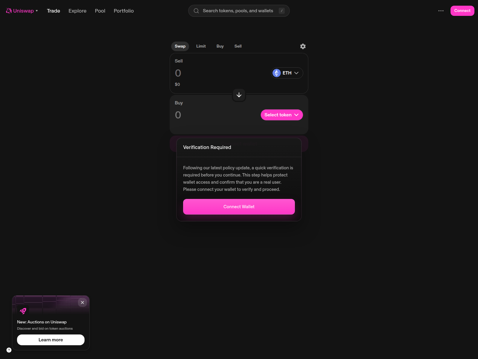 Screenshot of swap-uni.org