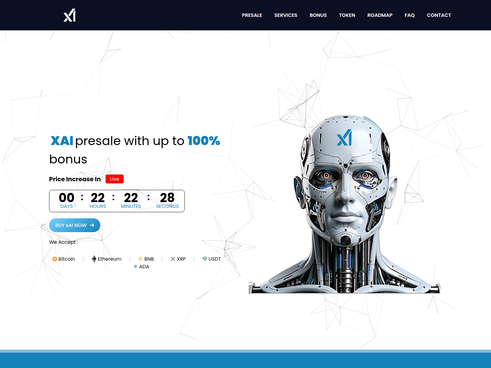 Forensic screenshot of xaitronix.com