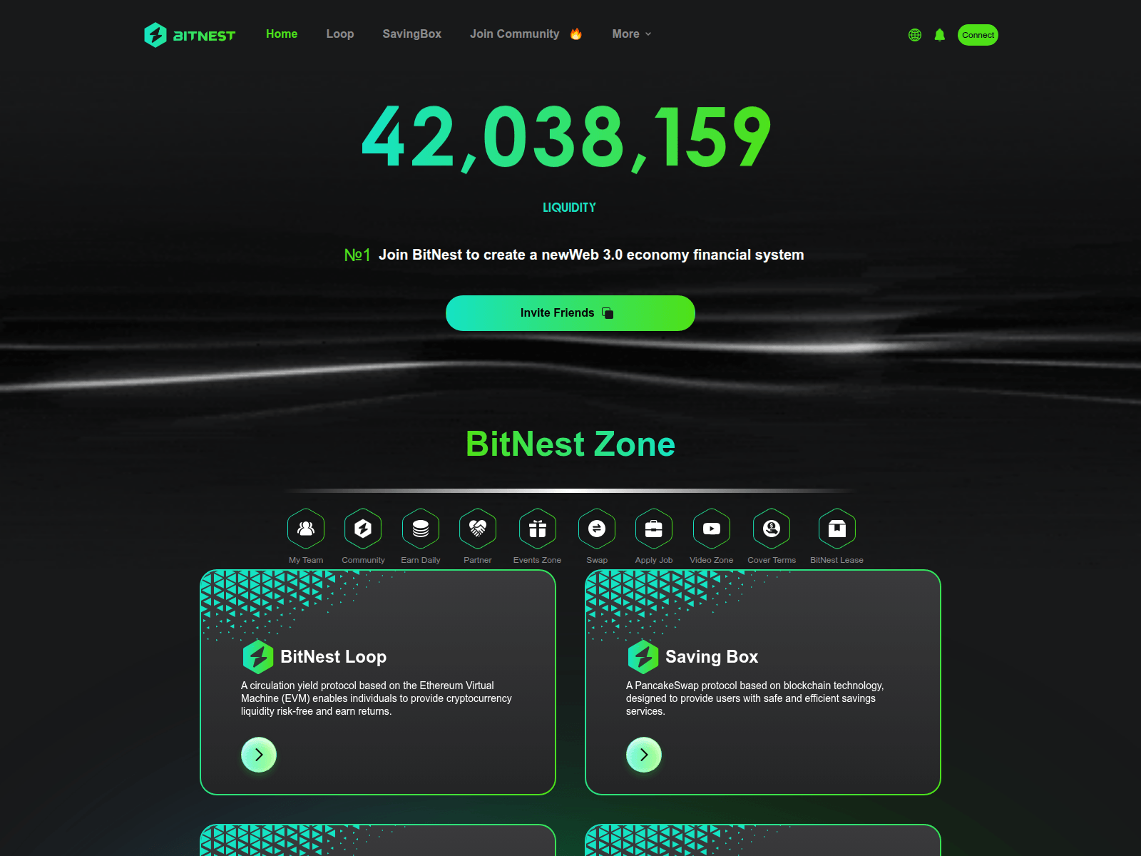 Screenshot of bitnestloopreturn.xyz