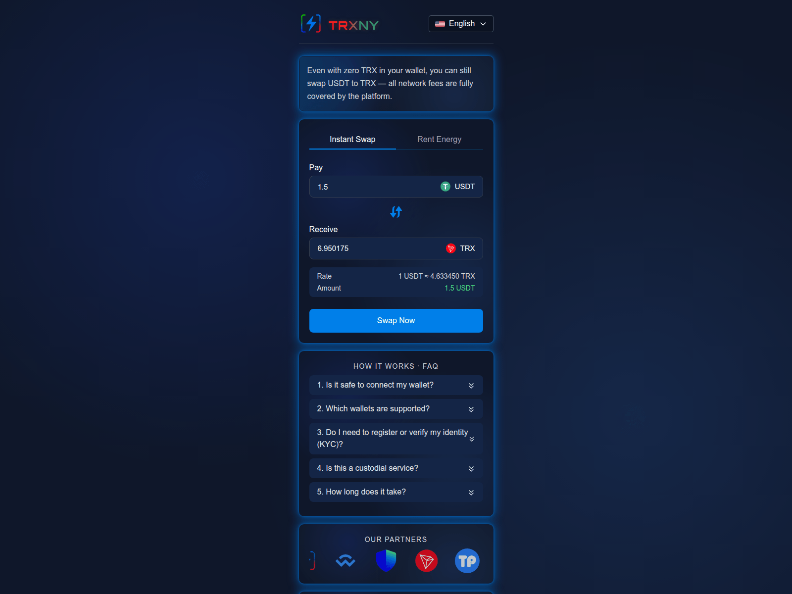 Screenshot of trxny.org