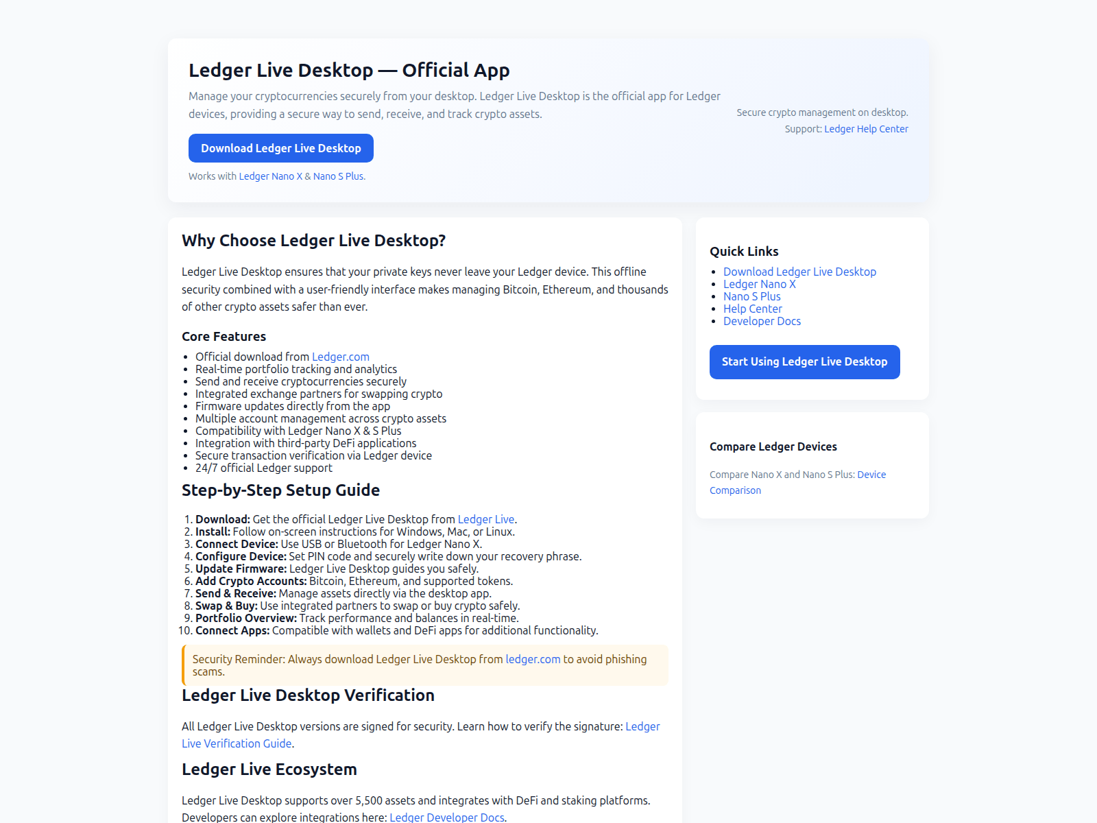 Screenshot of leedger-dsktop.pages.dev