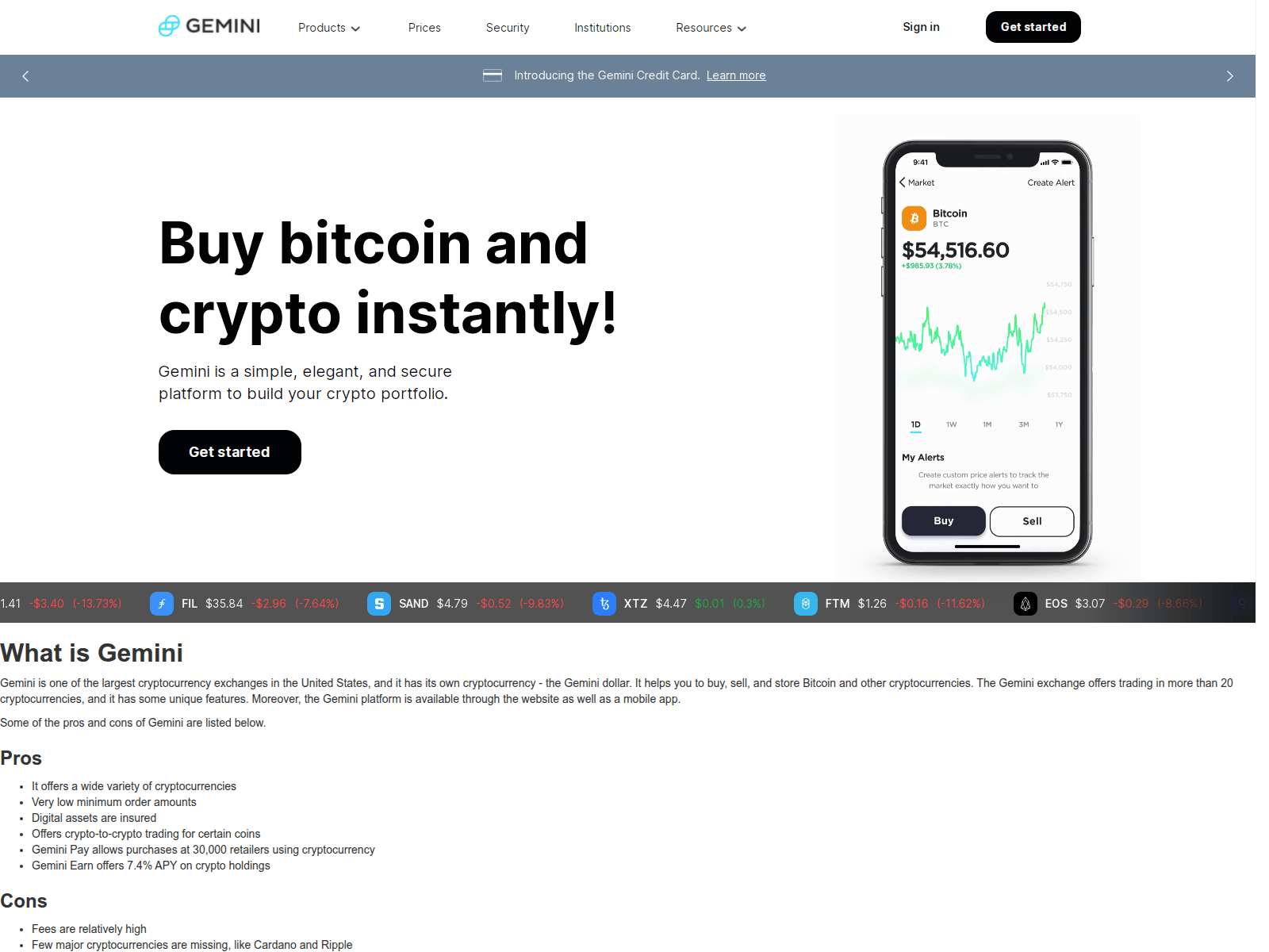 Screenshot of geminilogiinn.webflow.io