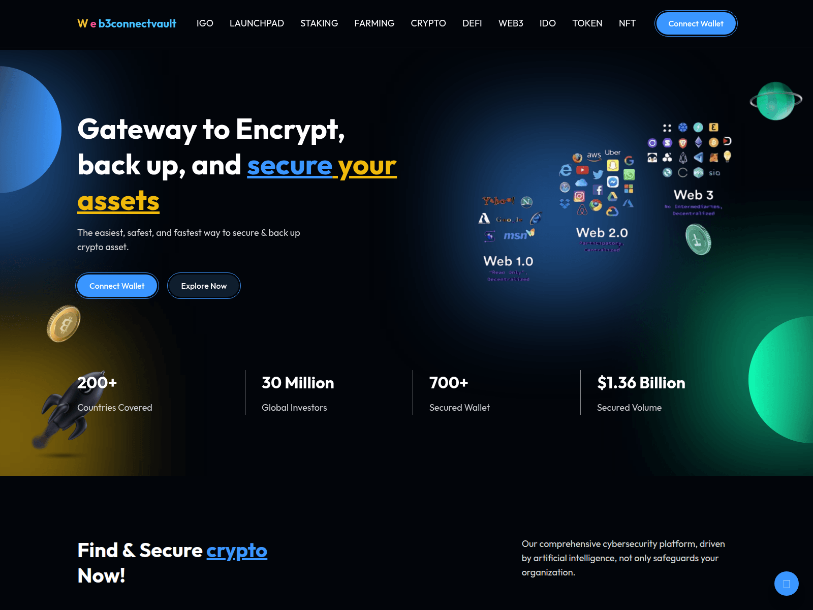 Screenshot of secure.web3chainconnects.com