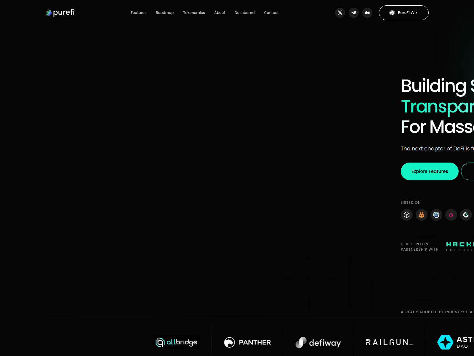 Screenshot of landing-purefi-io-safari.pages.dev