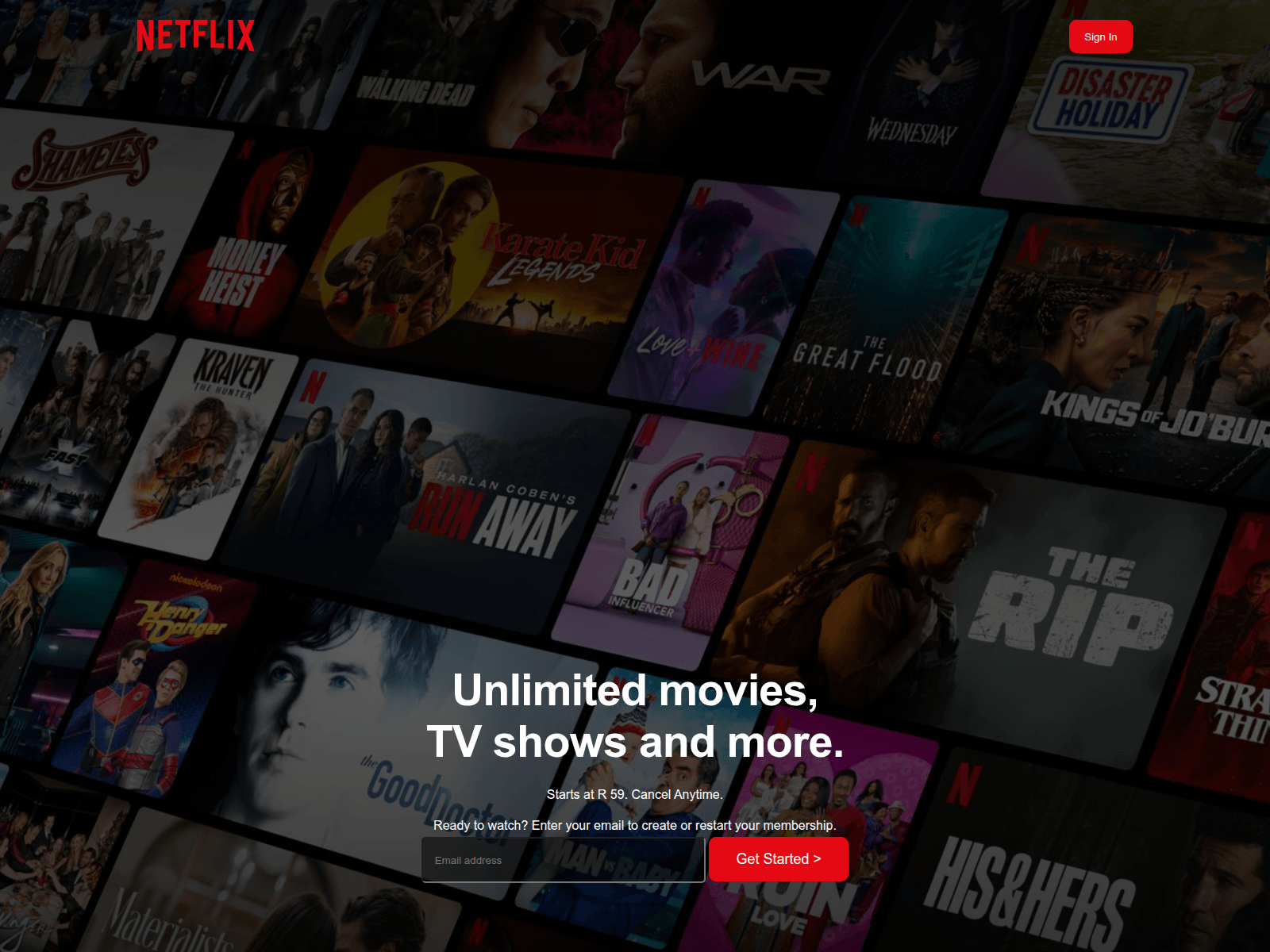 Screenshot of secondprojectzaio.netlify.app