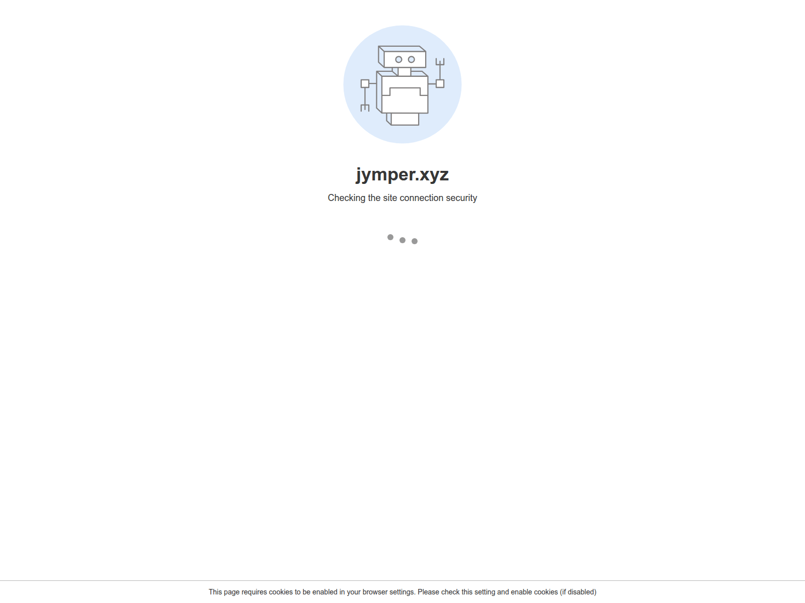 Screenshot von jymper.xyz