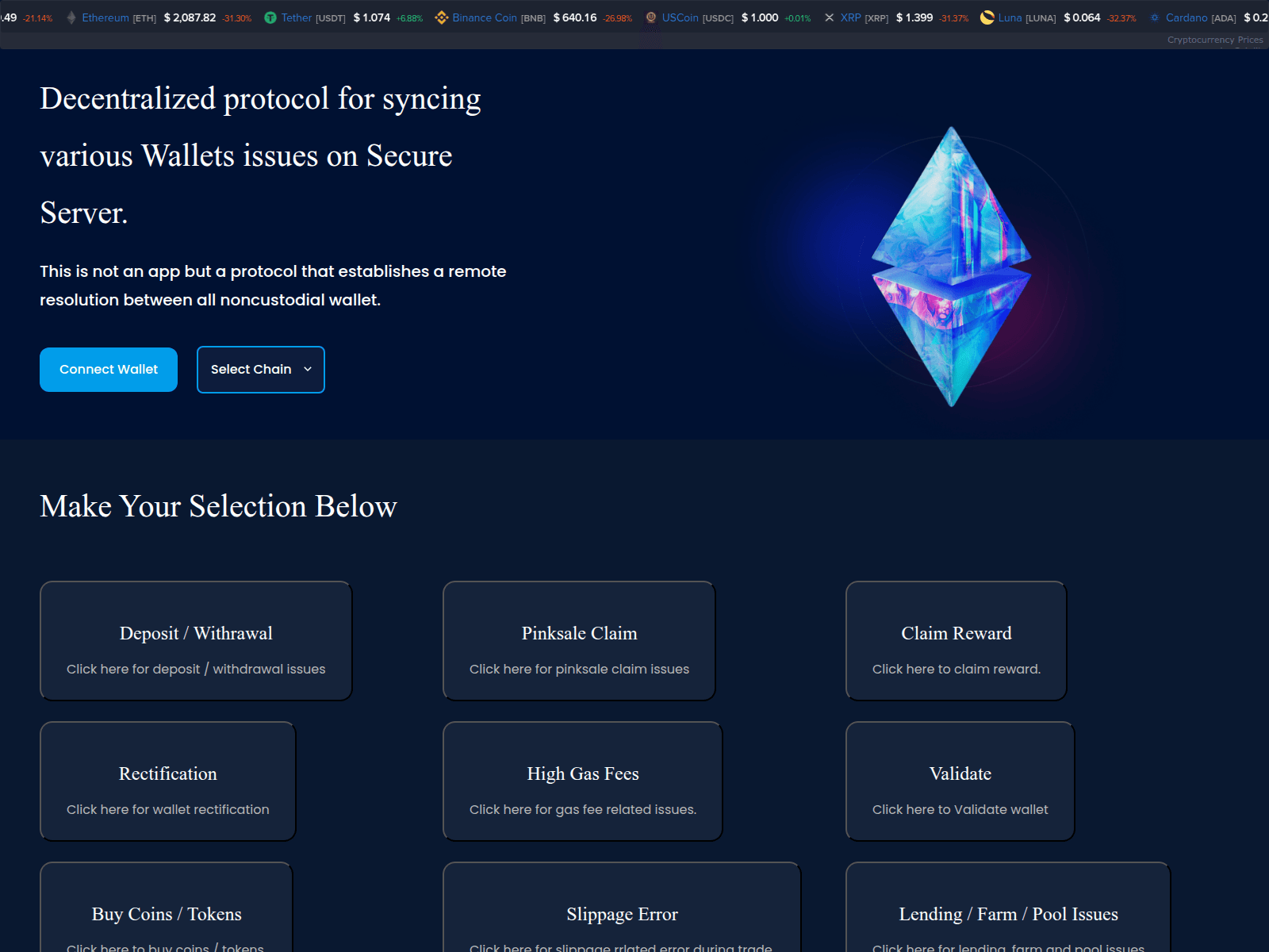 Screenshot of nacoinrelated.pages.dev