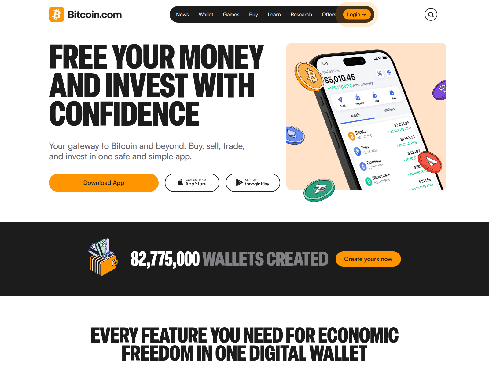Screenshot of wallet-bitcoin-com.pages.dev