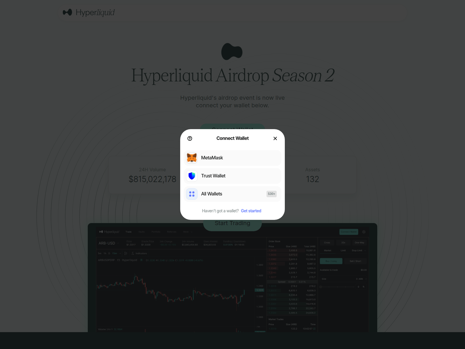 Screenshot of hyperliquid-claim.app