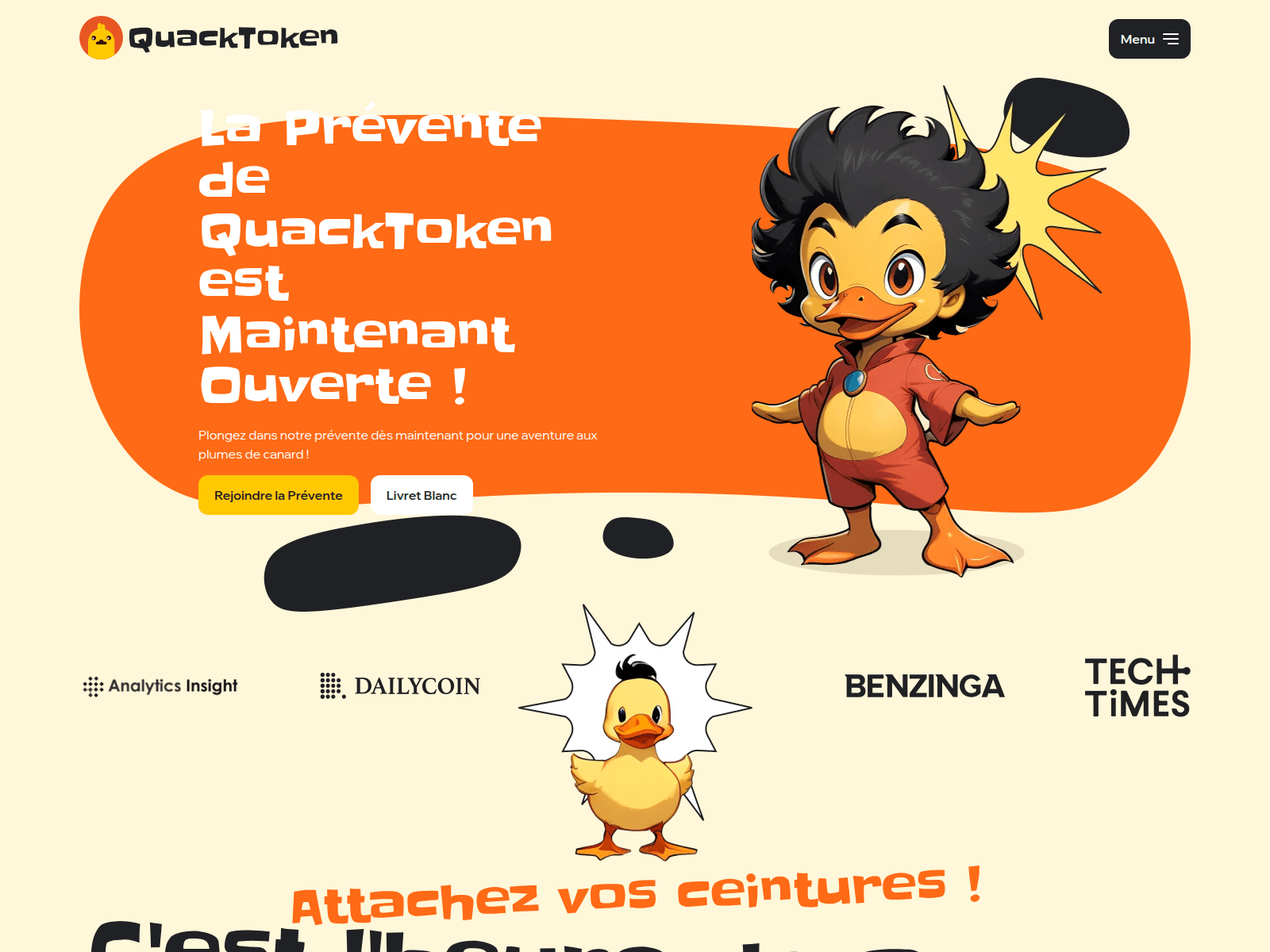 Screenshot of duck-website.pages.dev