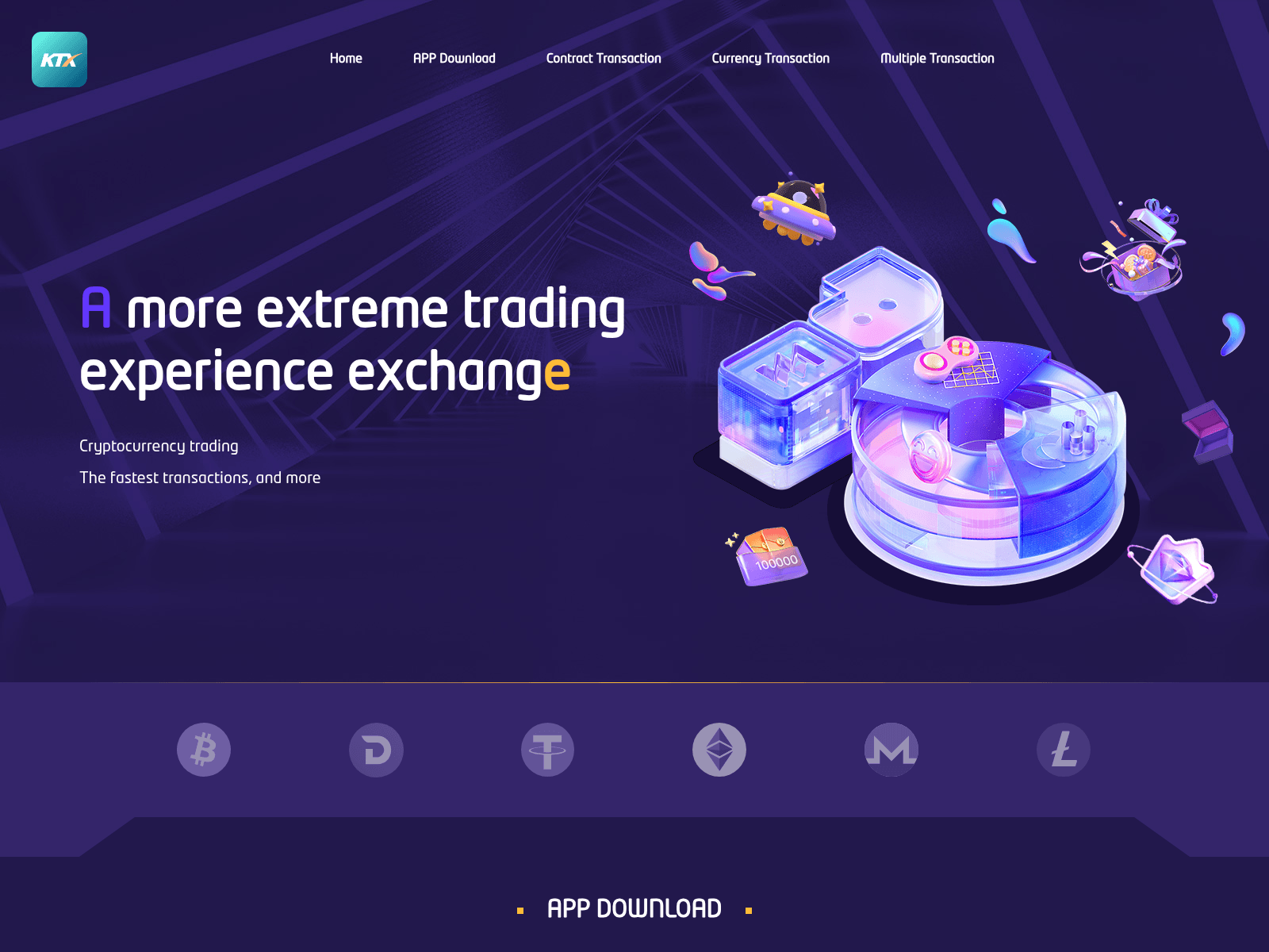 Screenshot of ktxbitcoin.com