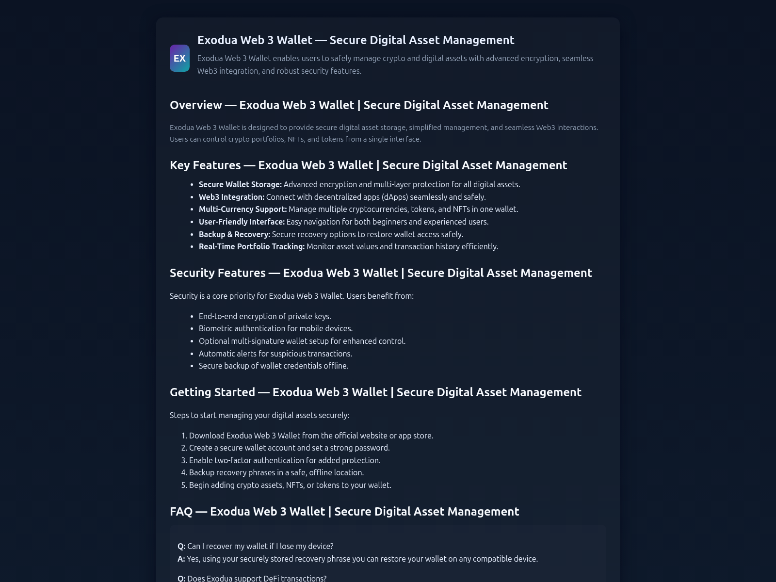Screenshot of exodusweb3-doc.pages.dev