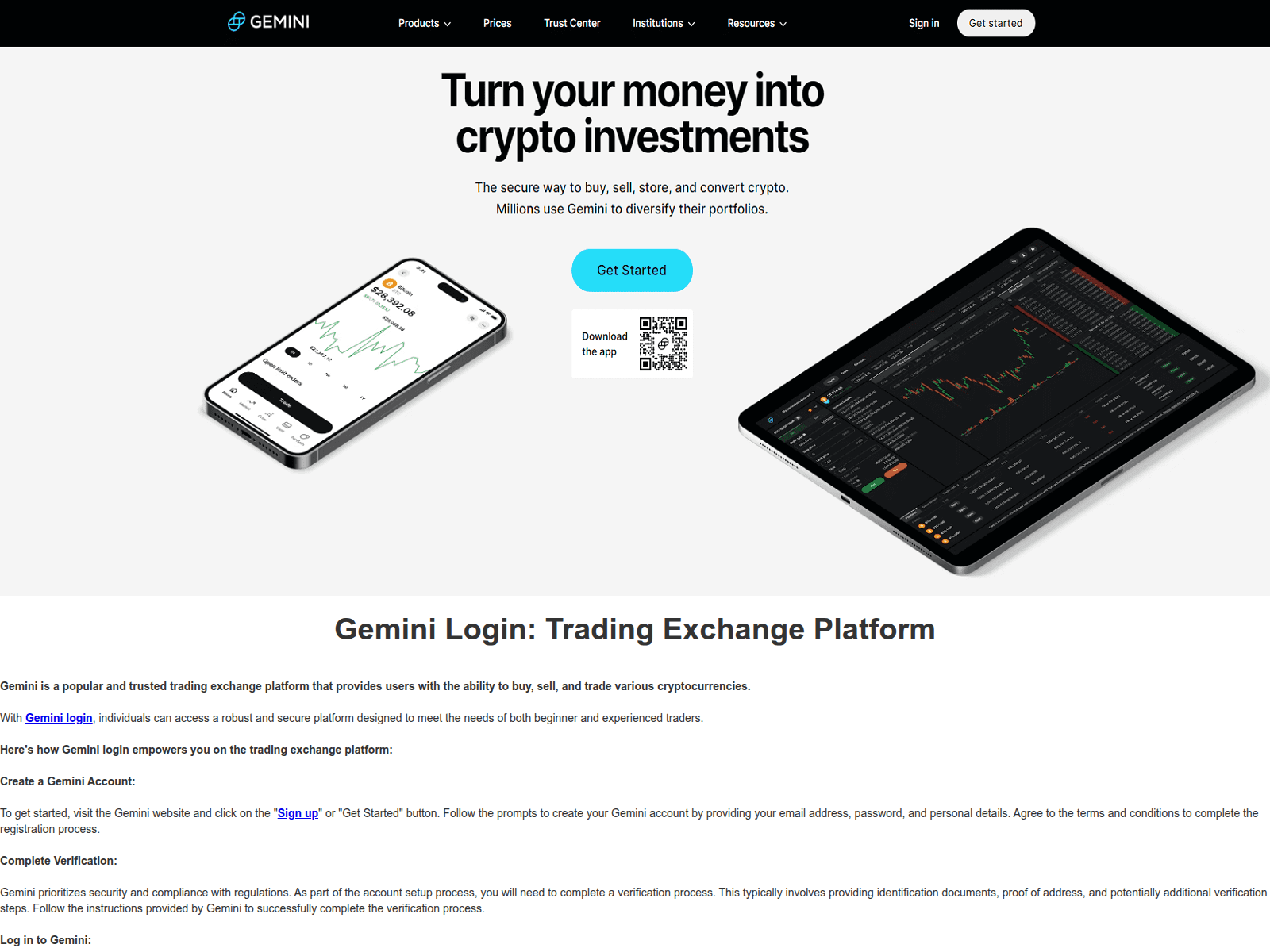 Screenshot of gemiieniilogin.webflow.io