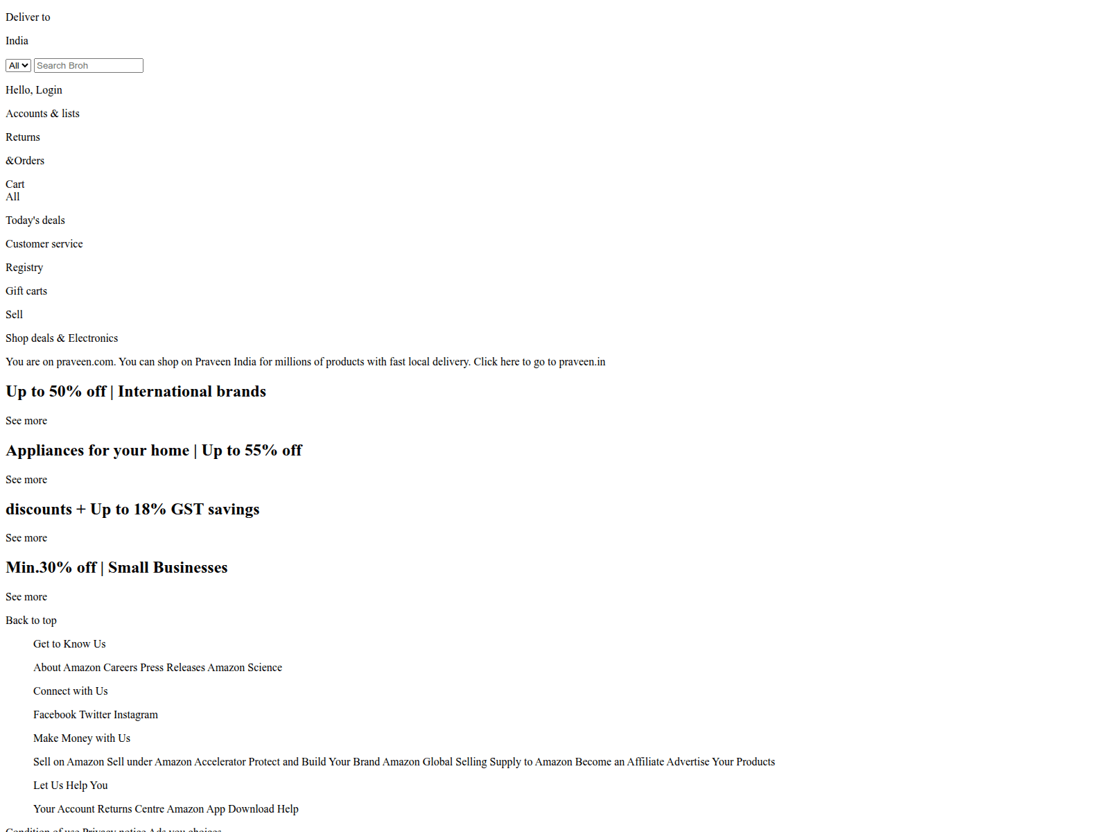 Forensic screenshot of praveen4425.github.io
