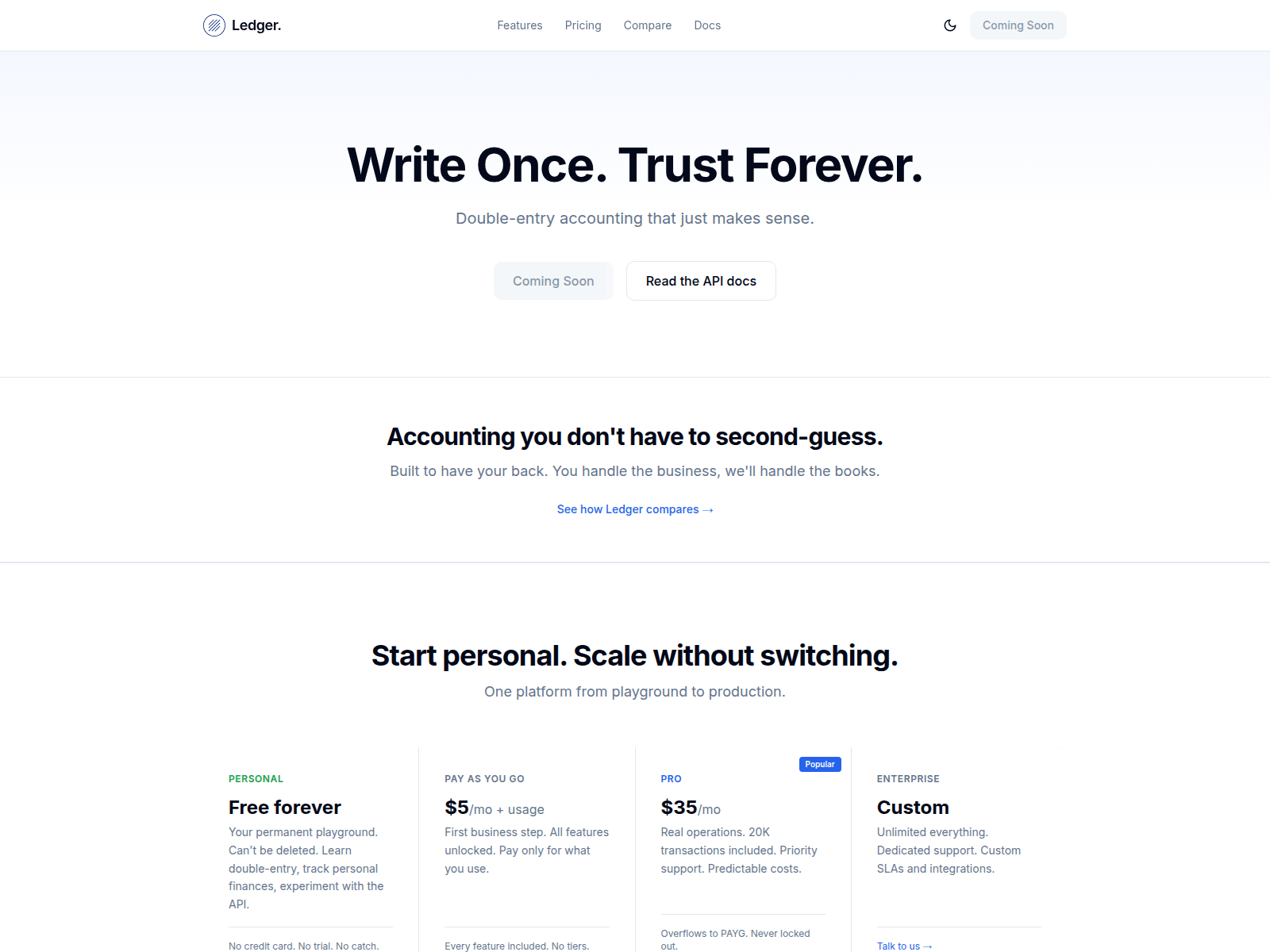 Screenshot of ledger-website-o3j.pages.dev