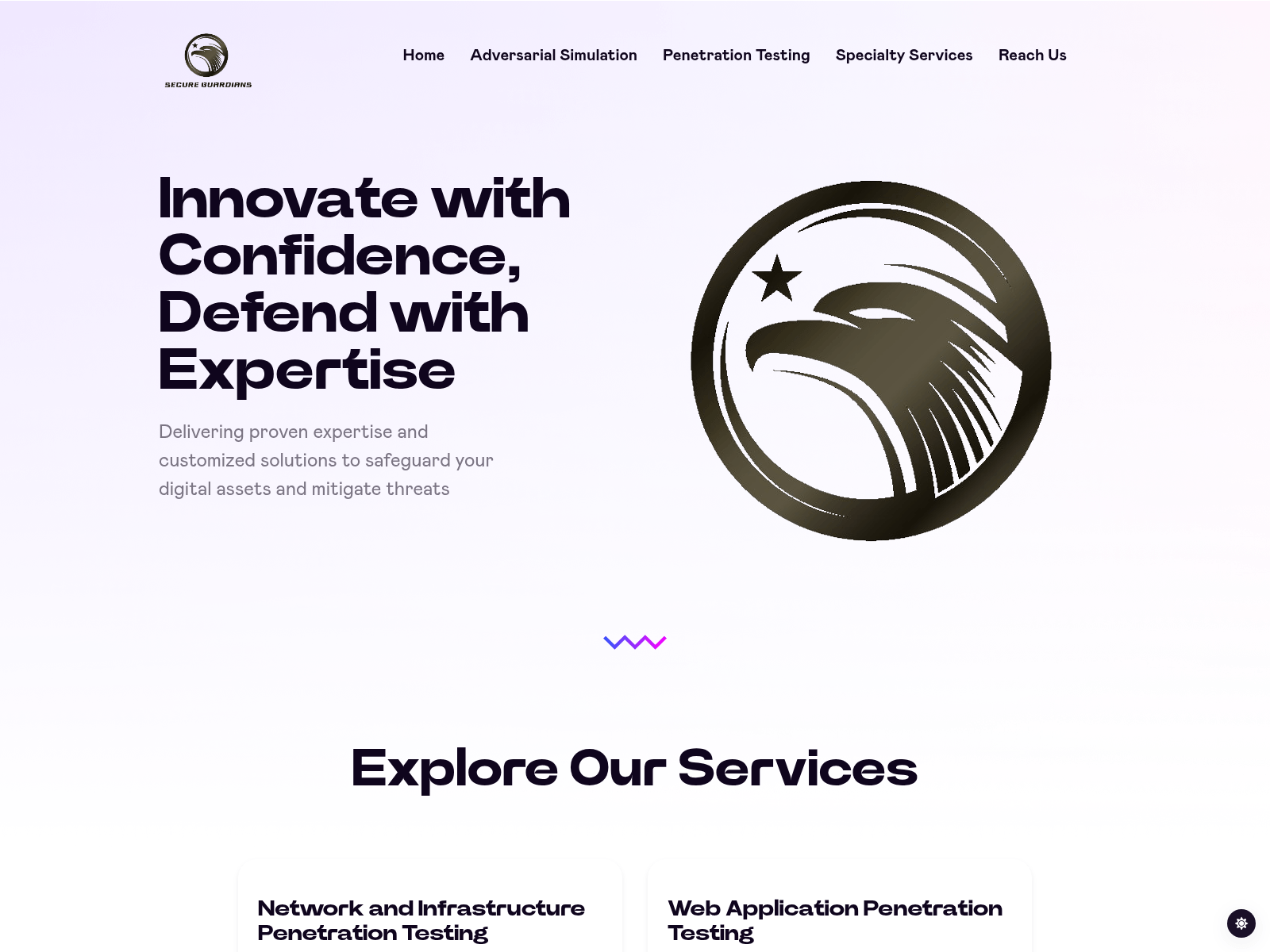 Screenshot of secureguardians.com