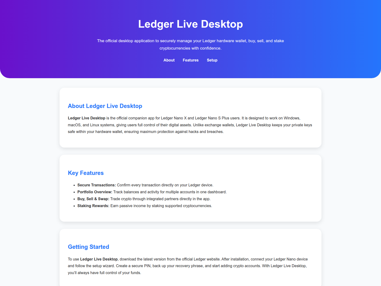 Screenshot of live-ldger-dsktop.pages.dev