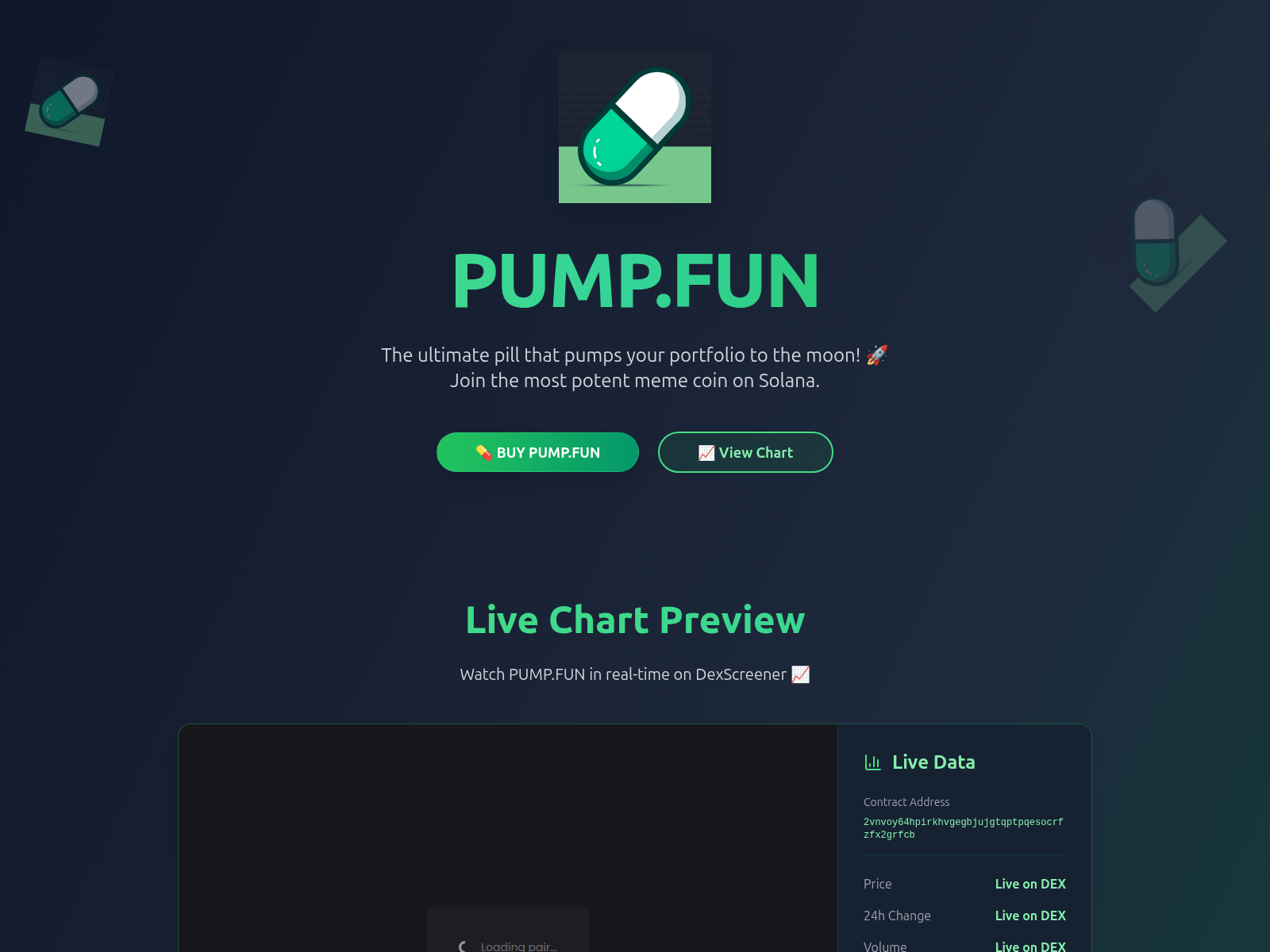 Screenshot of pumpfuninsol.com