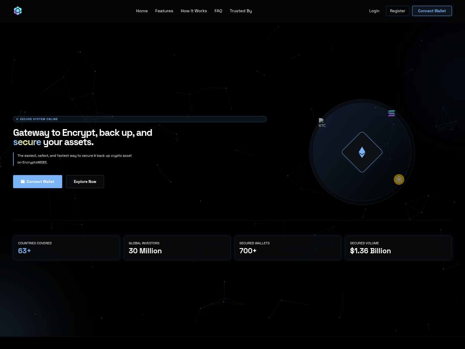 Screenshot of encrypt-web3.com