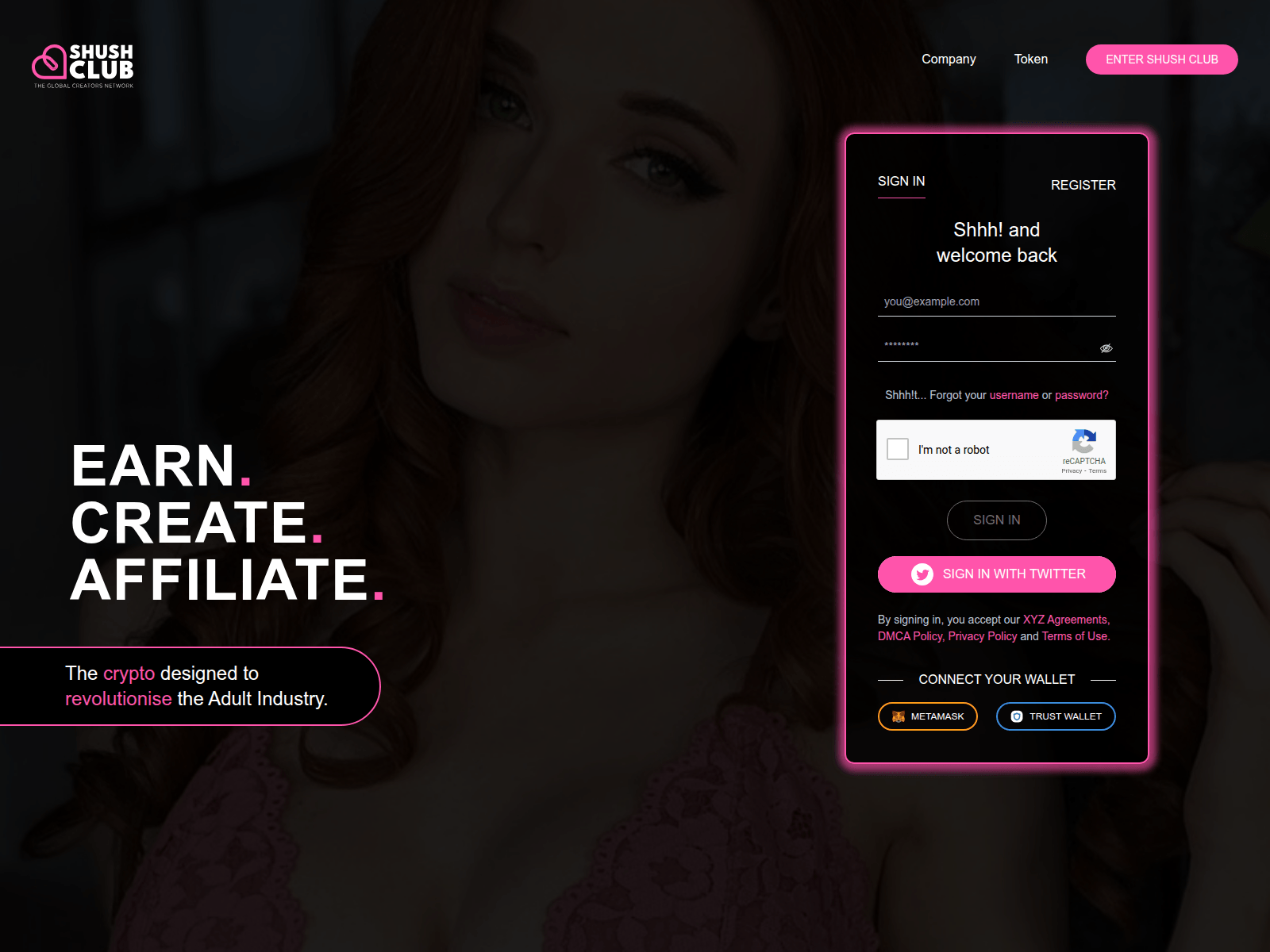 Screenshot of shushshsh.pages.dev