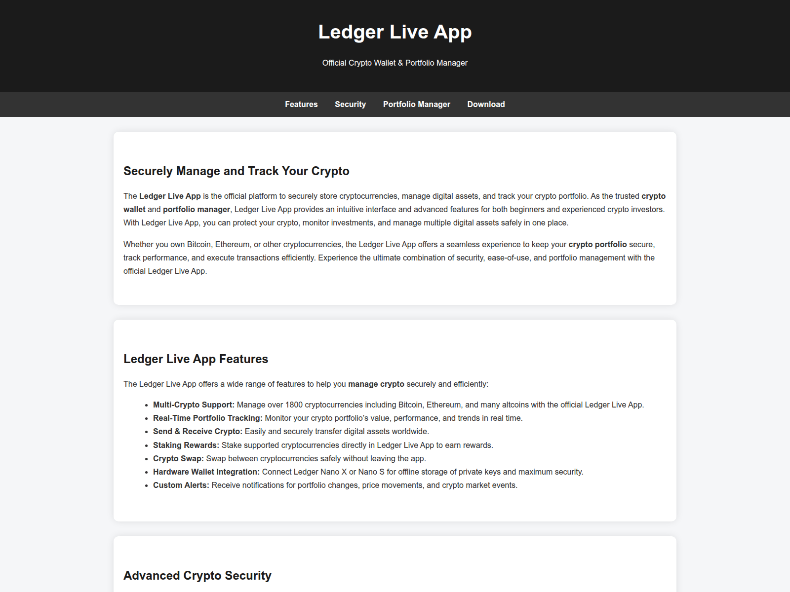 Screenshot of ledgrlive-desk.pages.dev