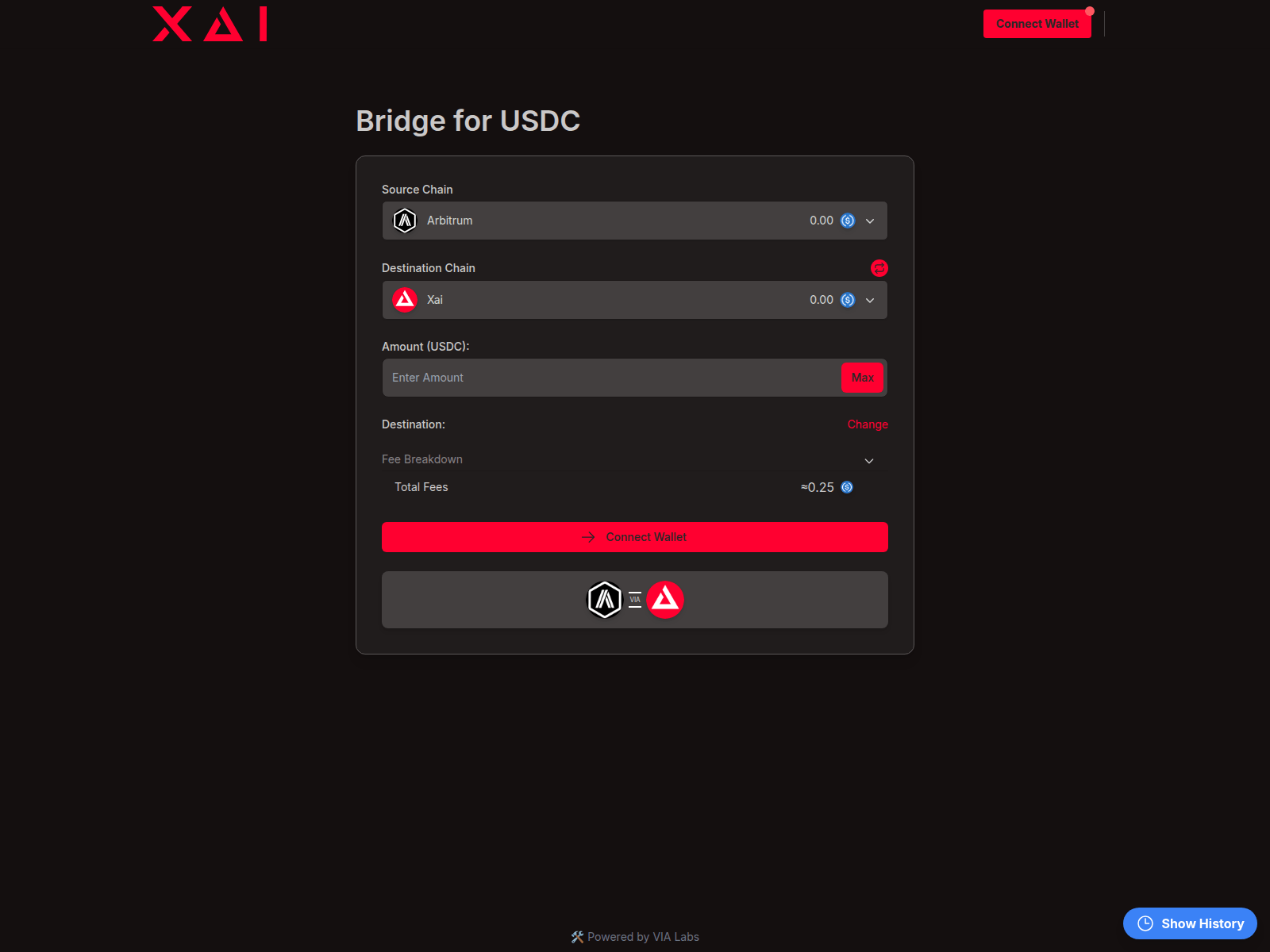 Screenshot of xai.protousd.com