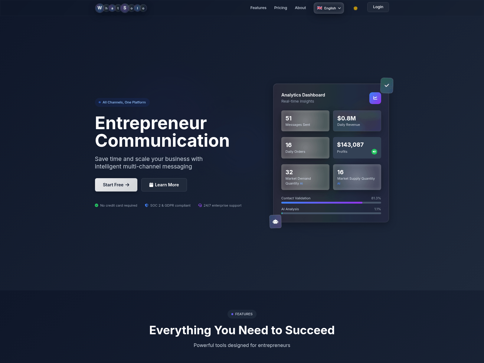 Screenshot of whatsolo.app