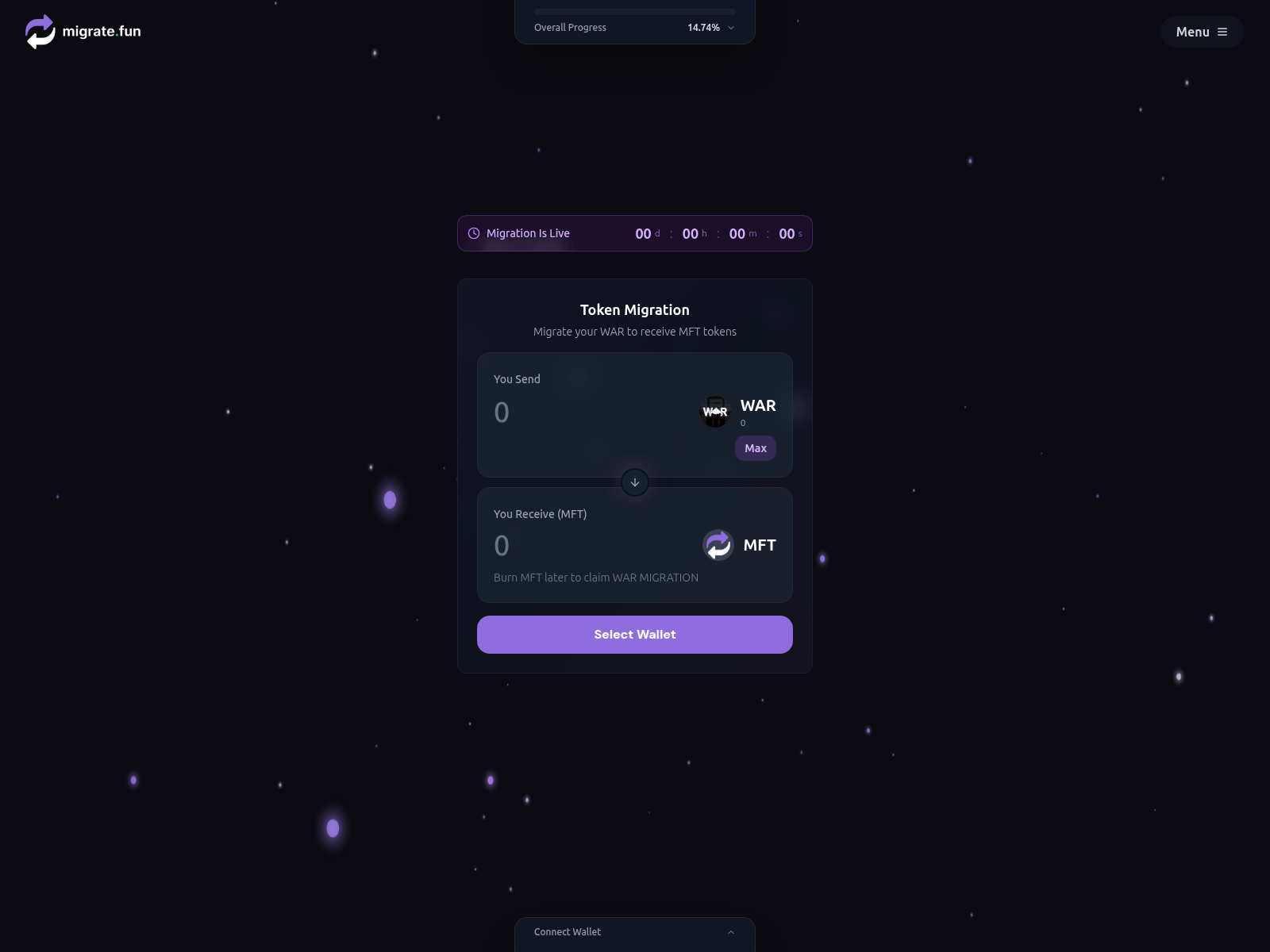 Screenshot of mirgate-fun.app