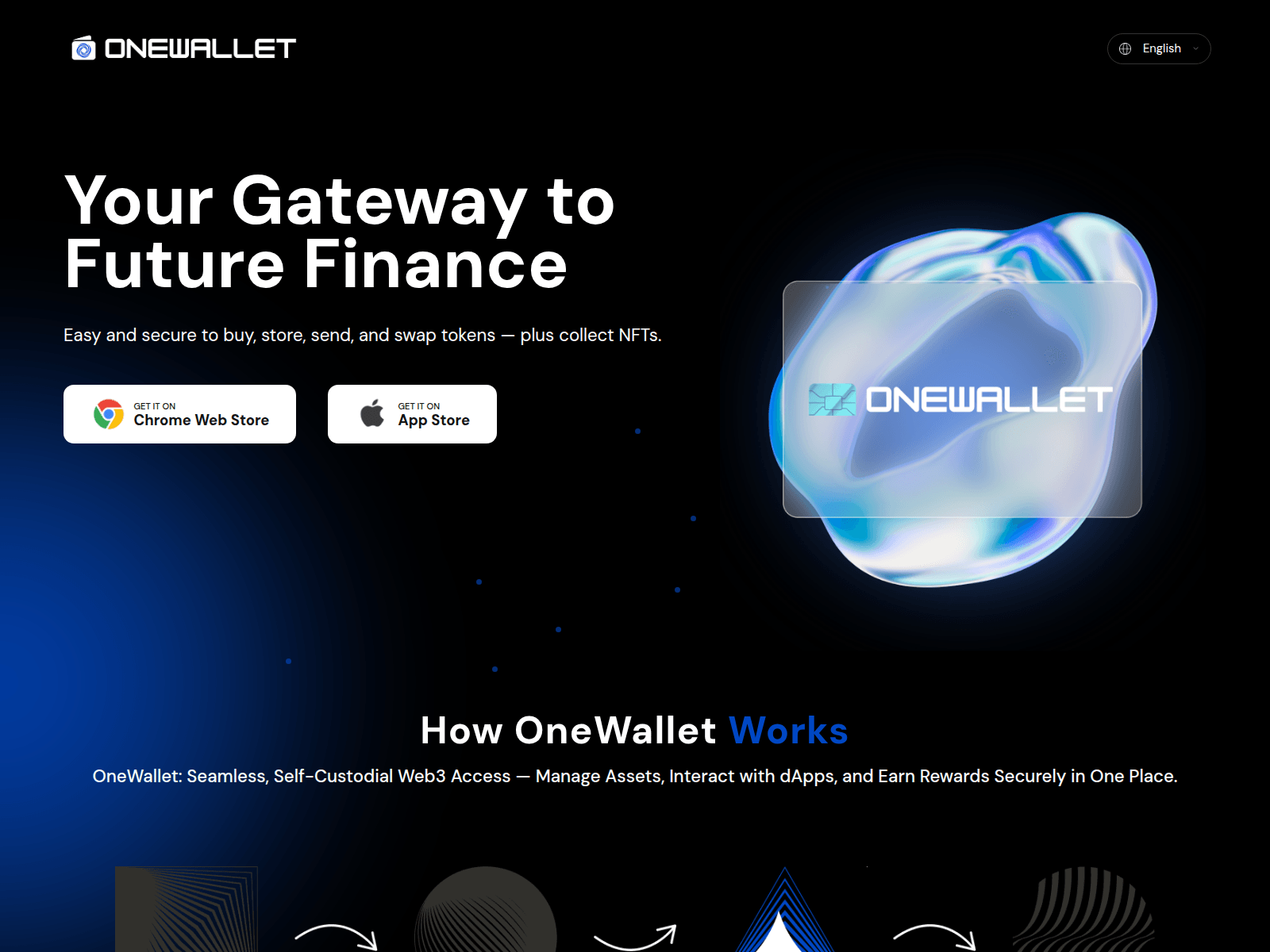 Screenshot of one-wallet.cc
