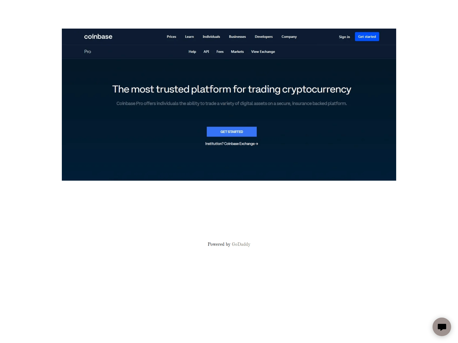 Screenshot of coibassprolgon.godaddysites.com