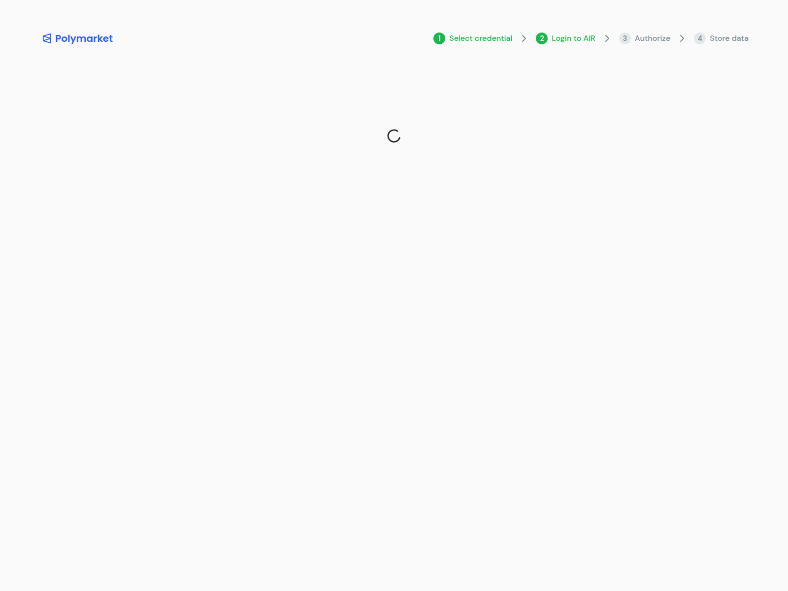 Screenshot of polymarket-issuer.air3.com