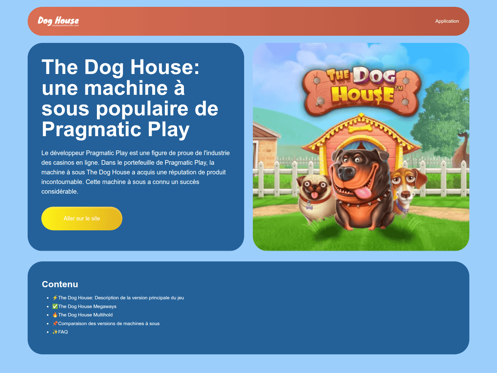 Screenshot of restaurantlatruffe.com