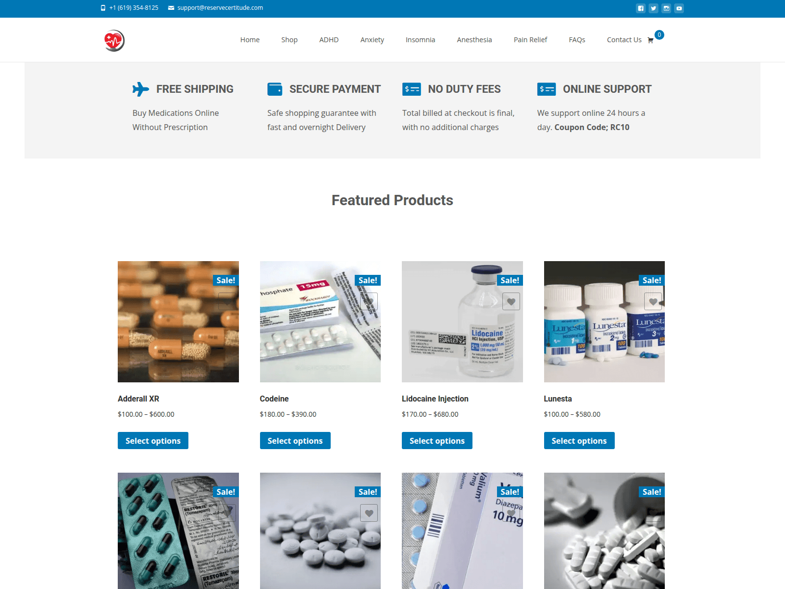 Screenshot of reservecertitude.com
