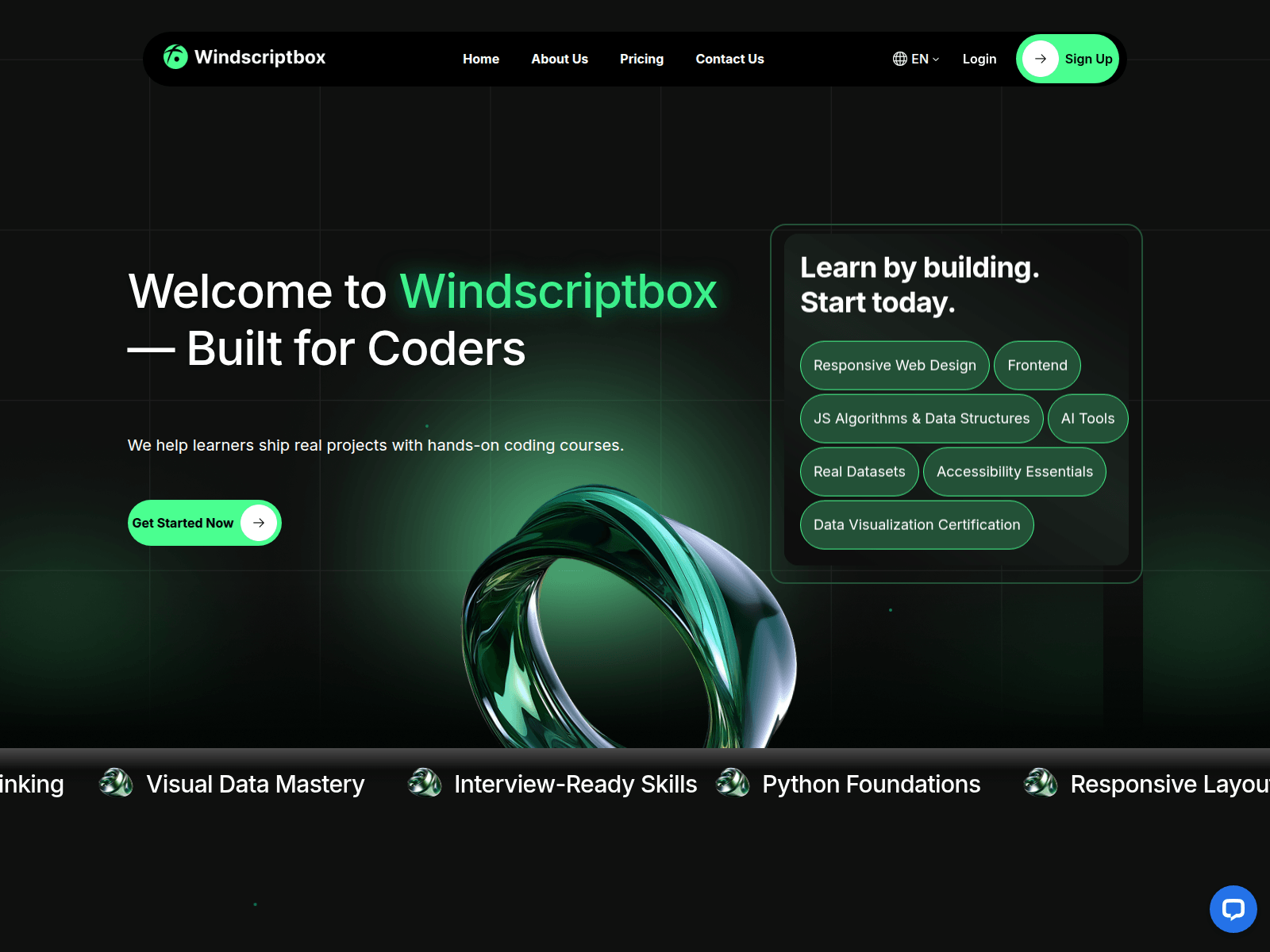Screenshot of windscriptbox.com