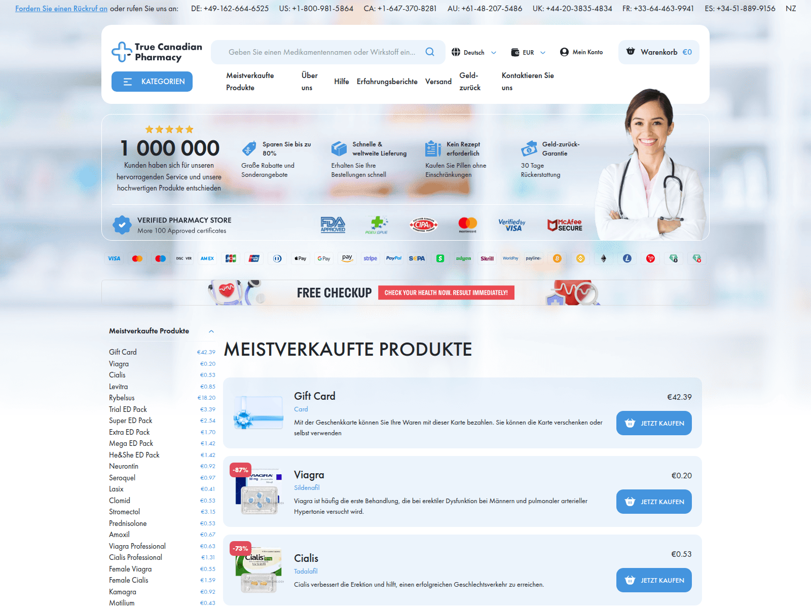 Screenshot of treatmentshoponline.com