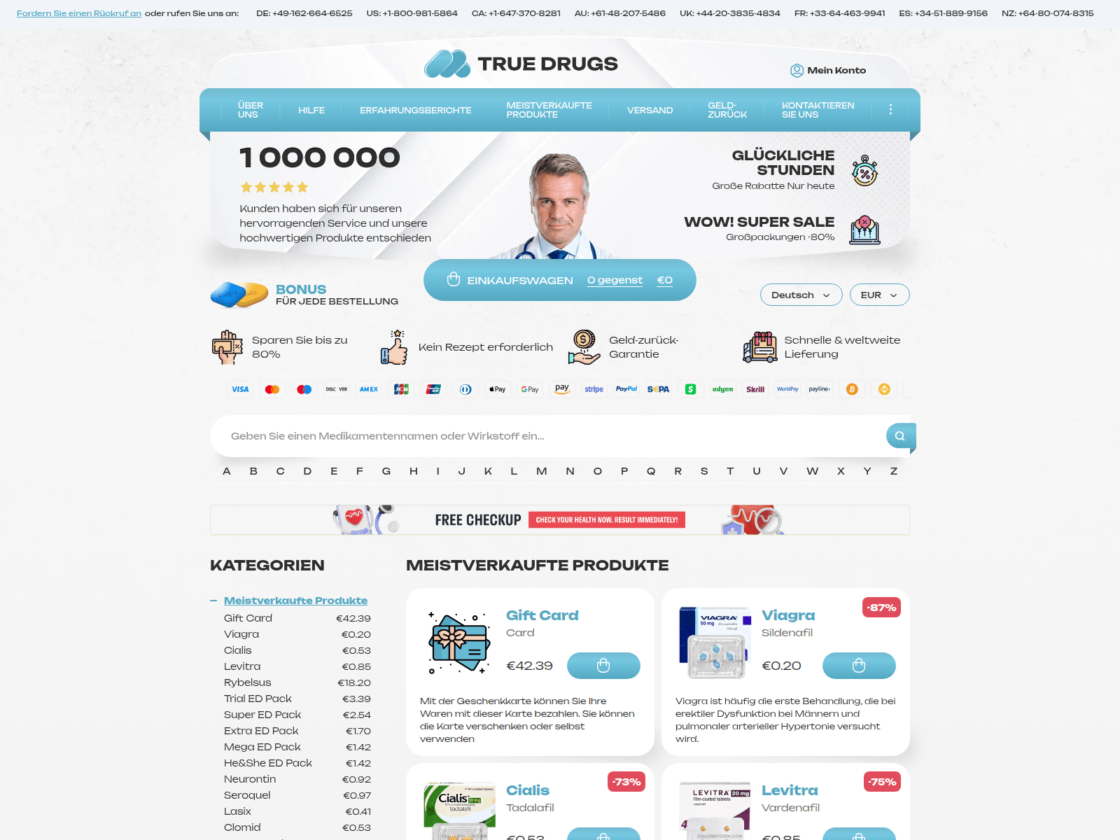 Screenshot of cialisbitcoin.com