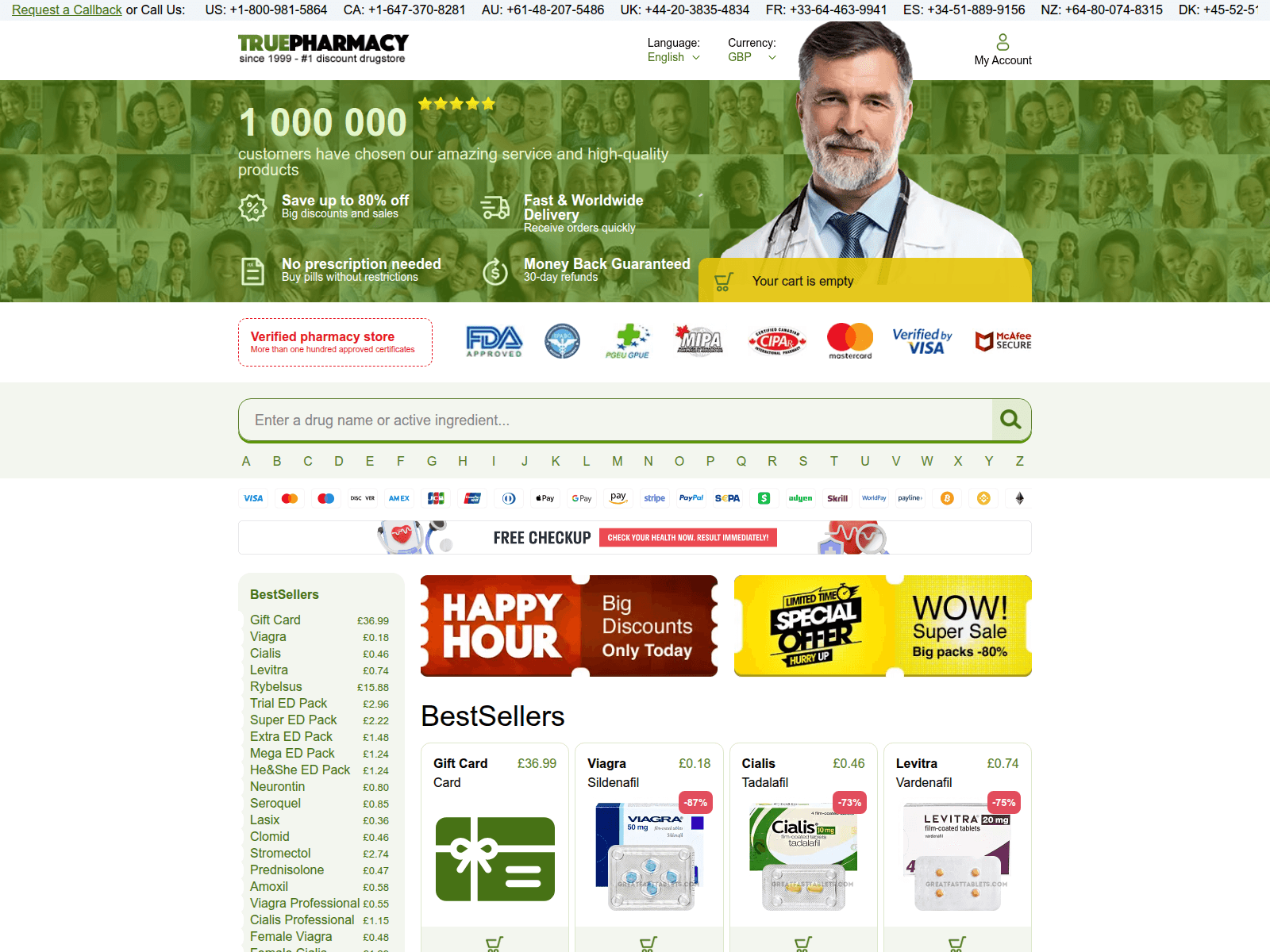 Screenshot of greatfasttablets.com