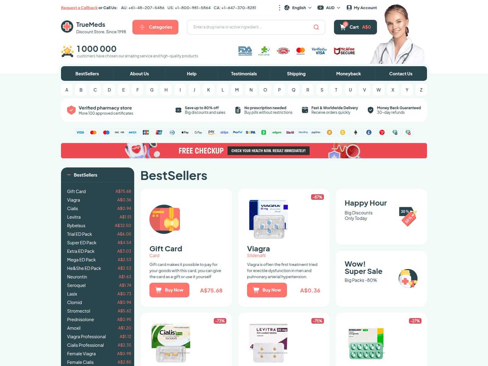 Screenshot of pharmacieparent.com