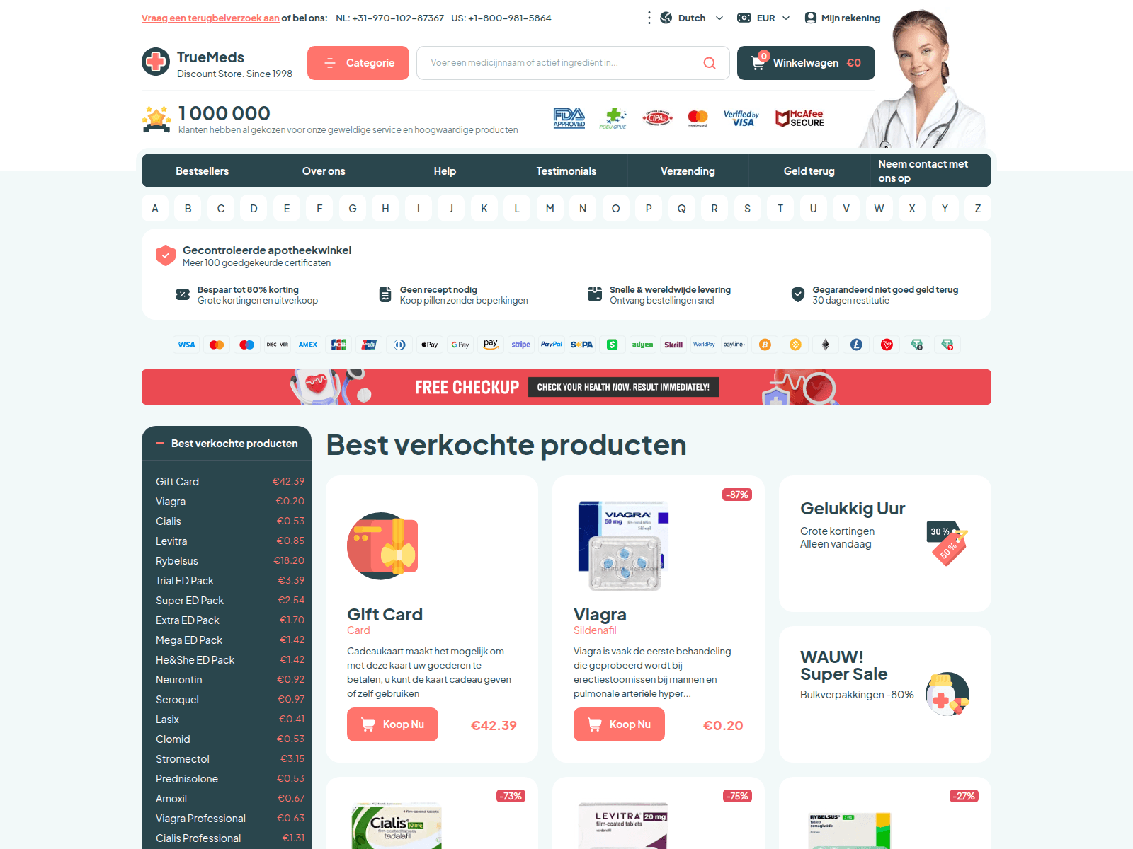 Screenshot of thepillsshare.com