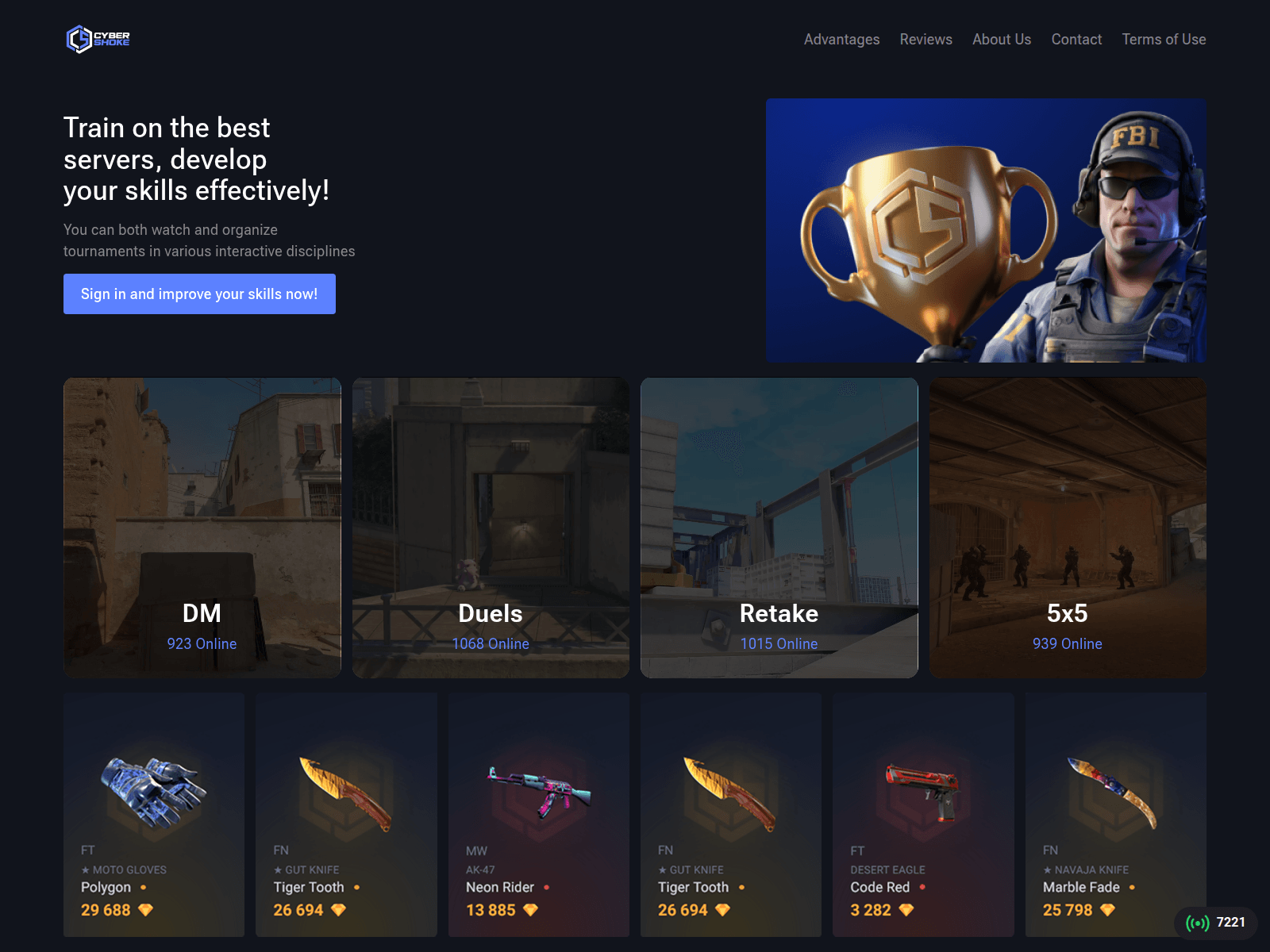 Screenshot of cybersiouke.com