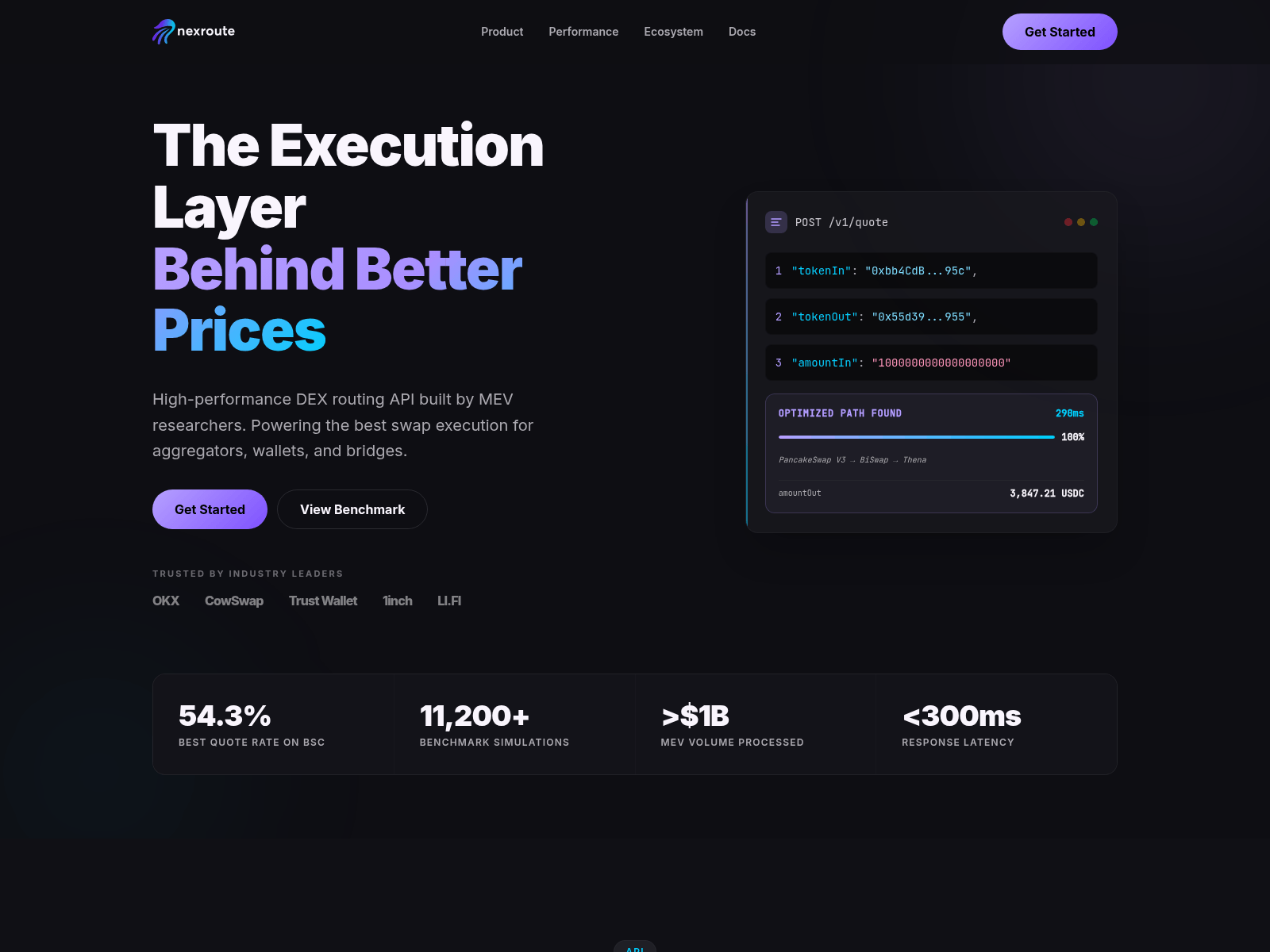 Forensic screenshot of nexroute-website.pages.dev